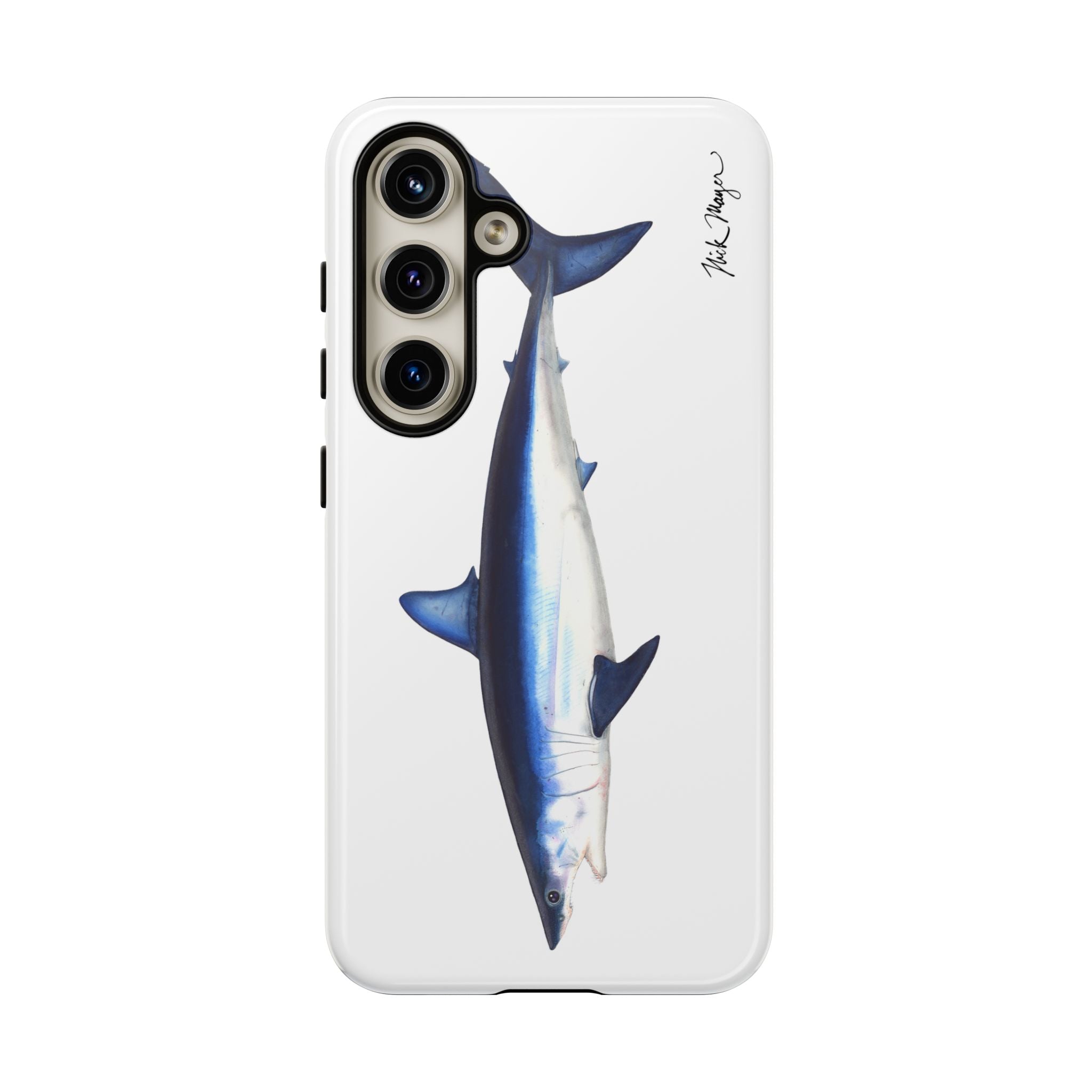 Mako Shark White Phone Case (Samsung)