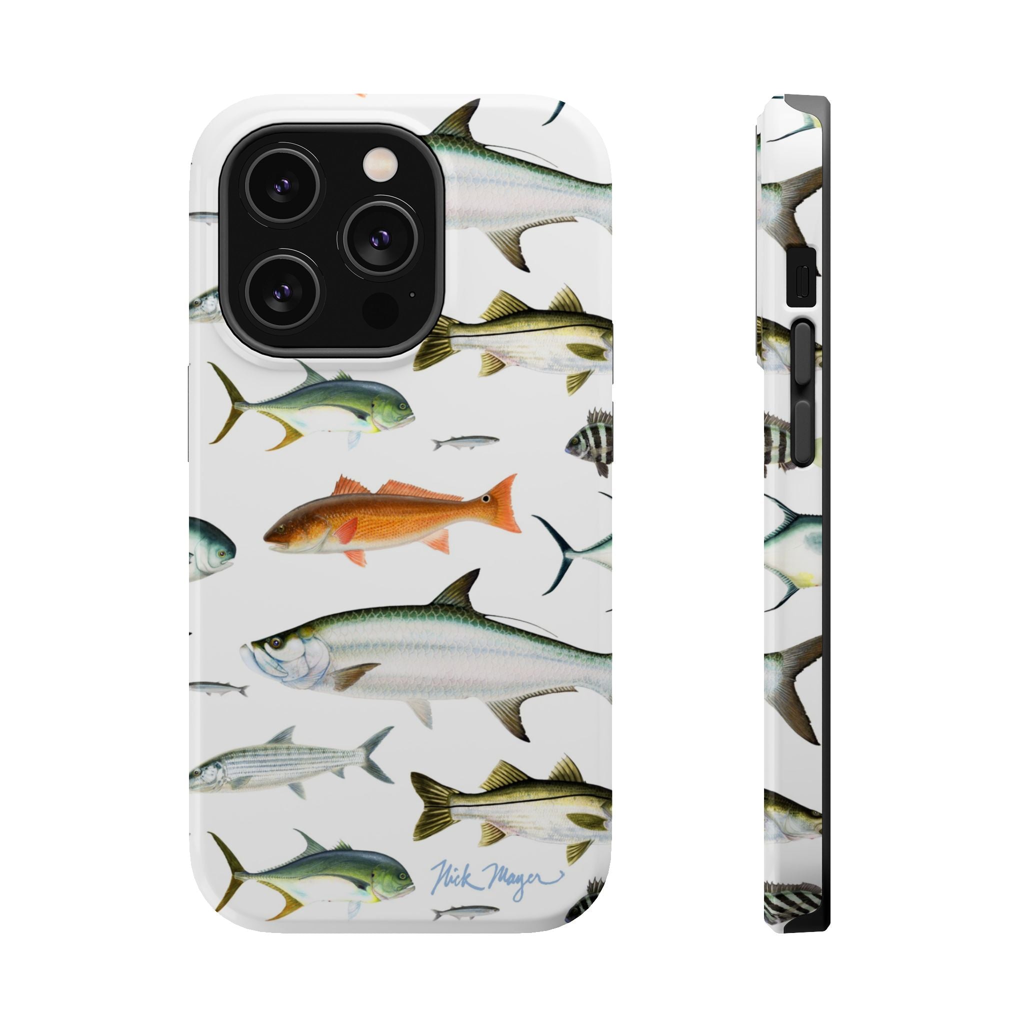 Southern Fish White MagSafe iPhone Case
