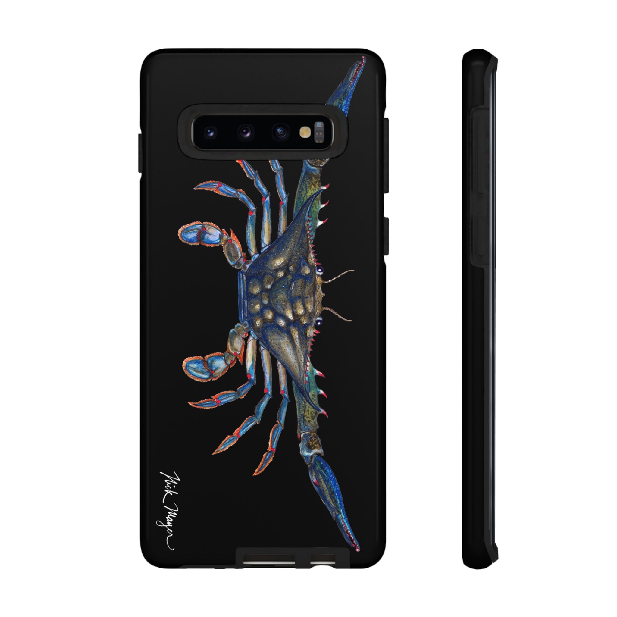 Blue Crab Black Phone Case (Samsung)