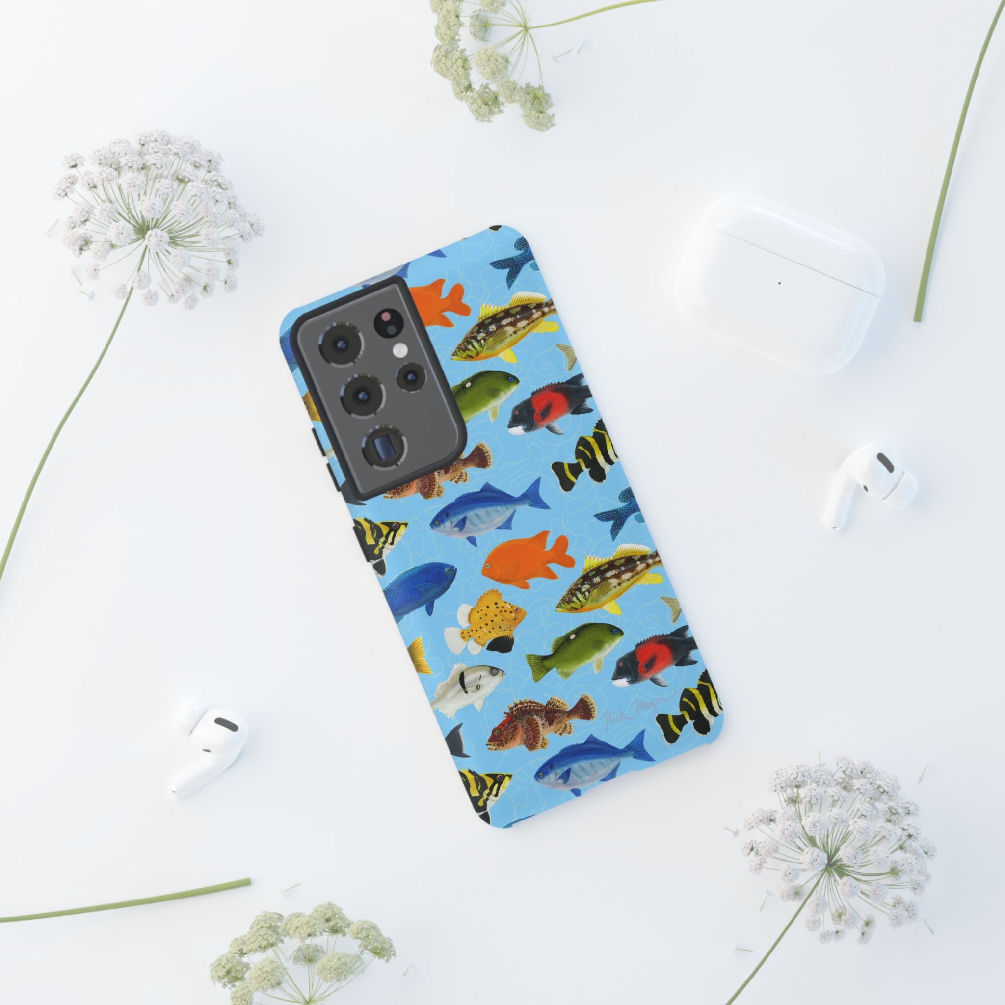 NEW California Fish Blue Phone Case (Samsung)