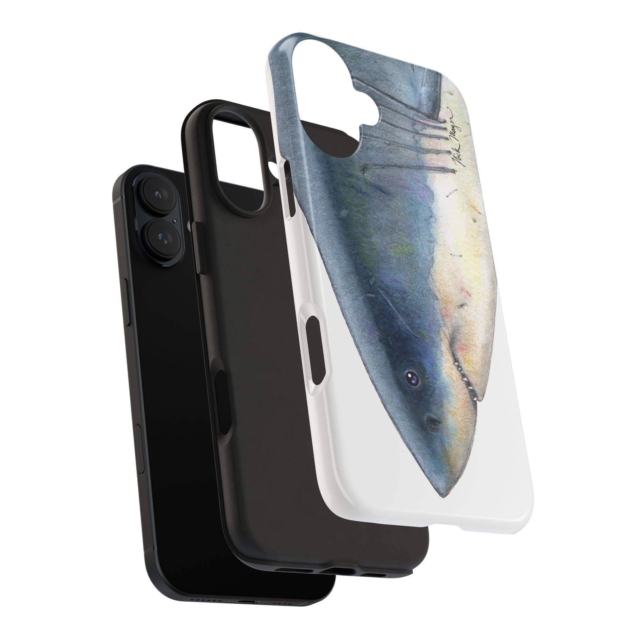 Great White Shark Face Phone Case (iPhone)