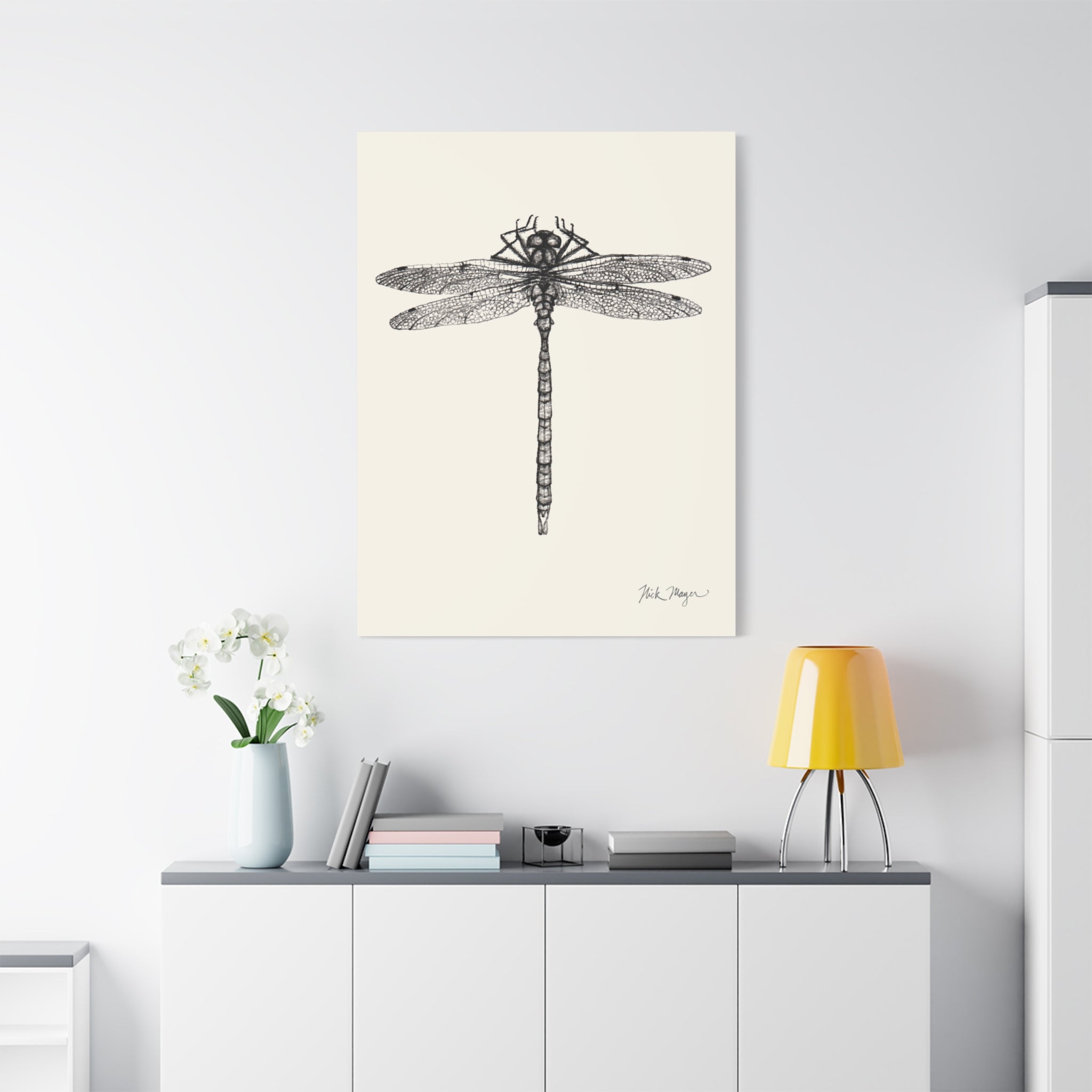 Dragonfly Canvas Print Printify