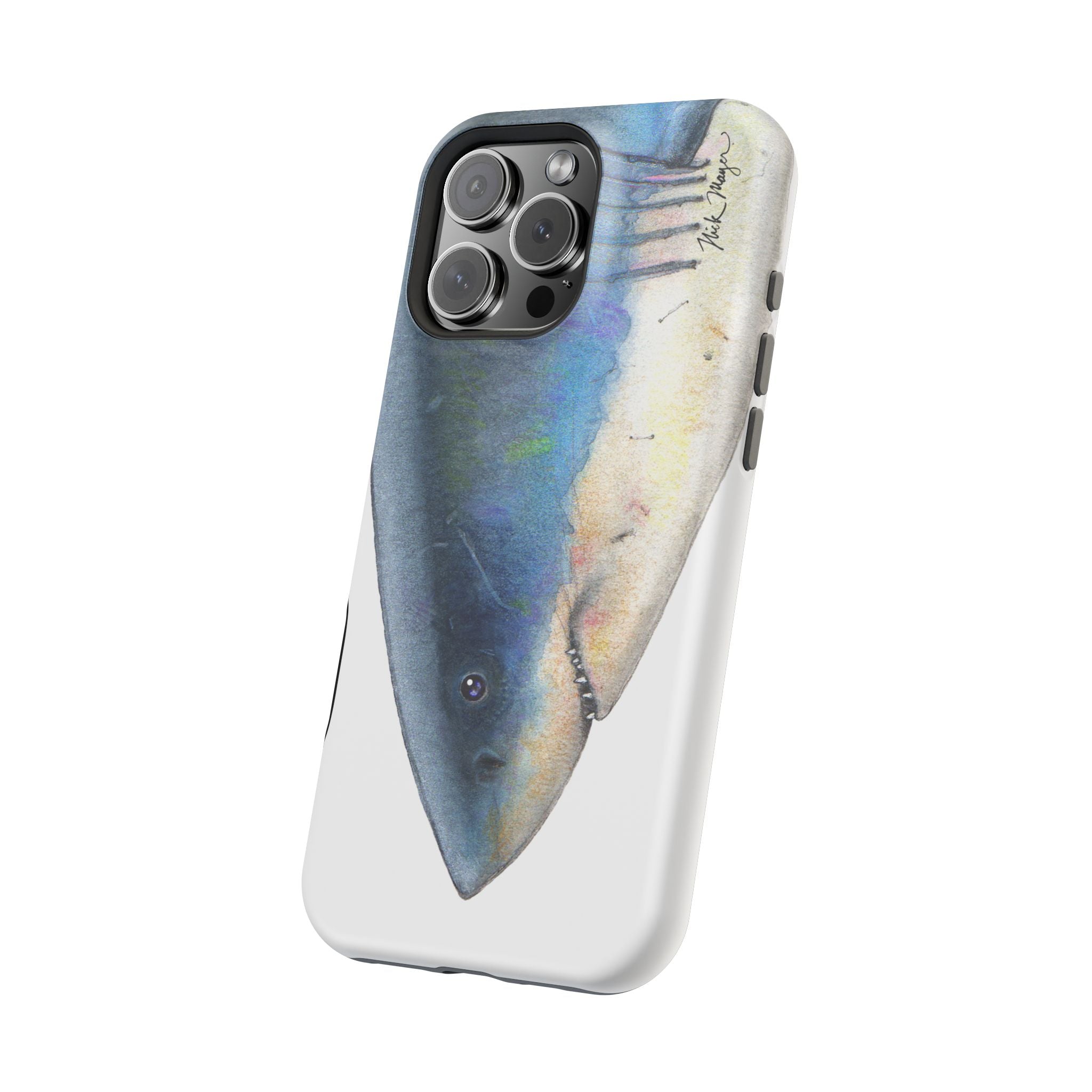 Great White Shark Face MagSafe iPhone Case