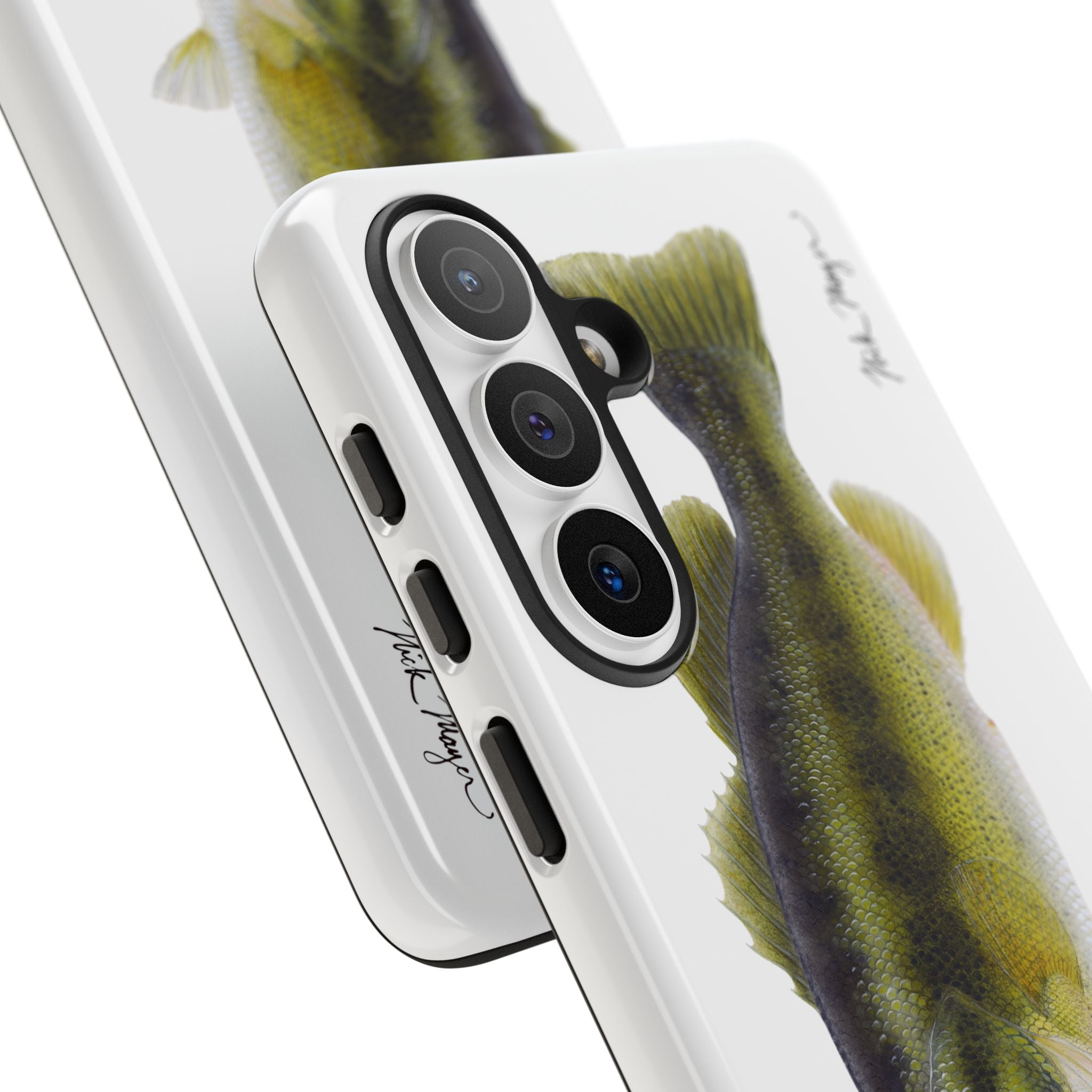 Largemouth Bass White Phone Case (Samsung) Printify