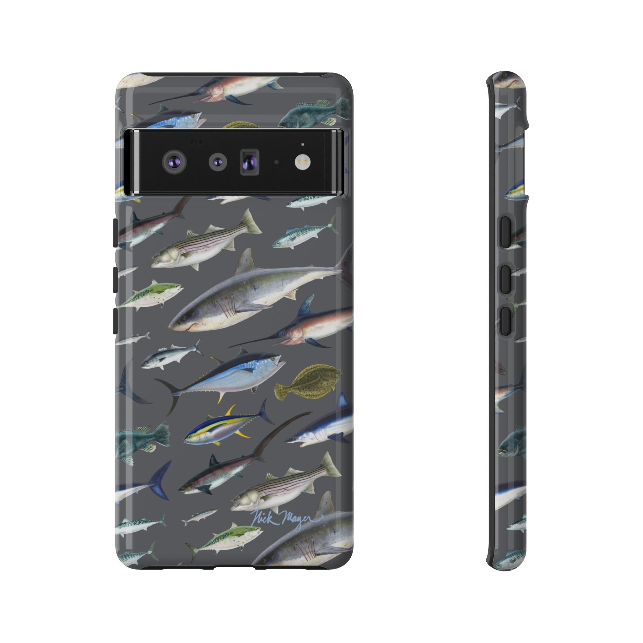 New England Offshore Fish Grey Phone Case, NEW!  (Samsung)