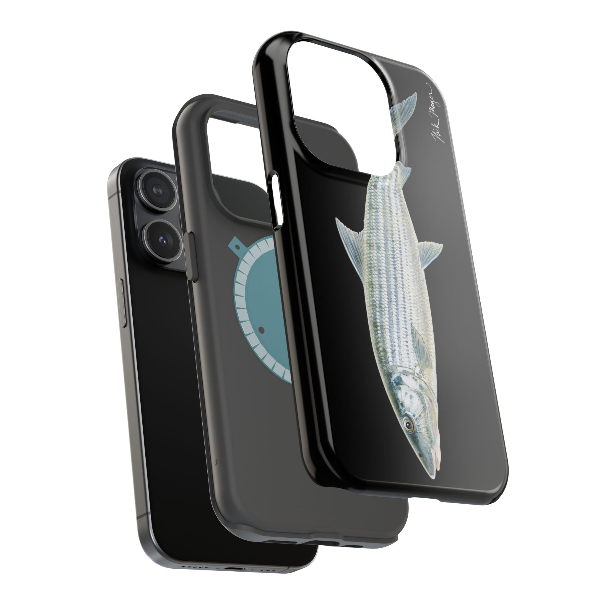 Bonefish MagSafe Black iPhone Case