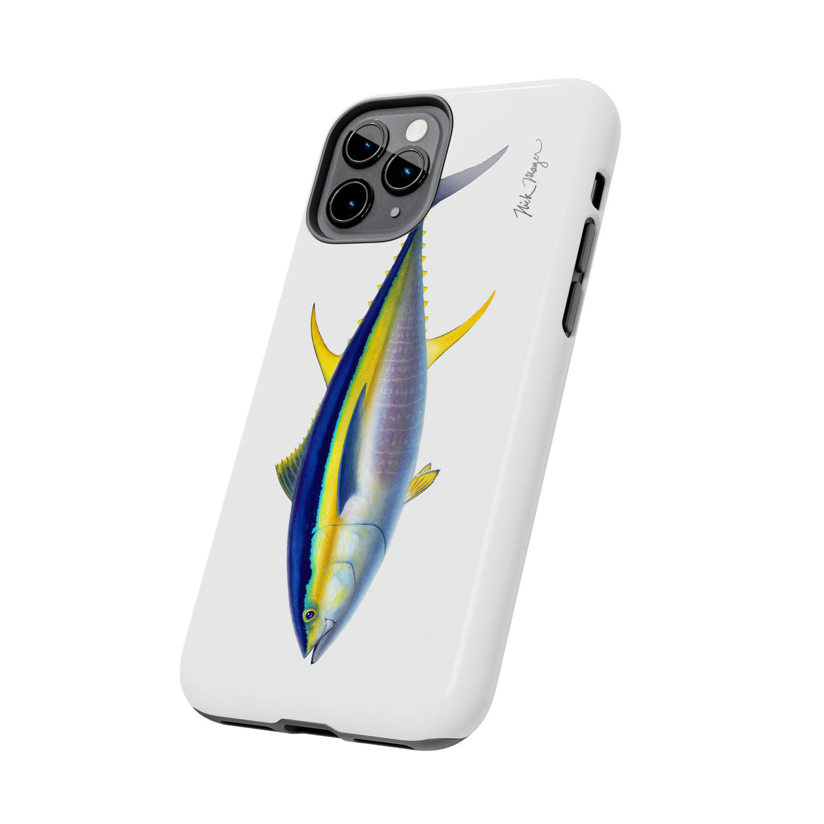 Yellowfin Tuna White Phone Case (iPhone) Printify