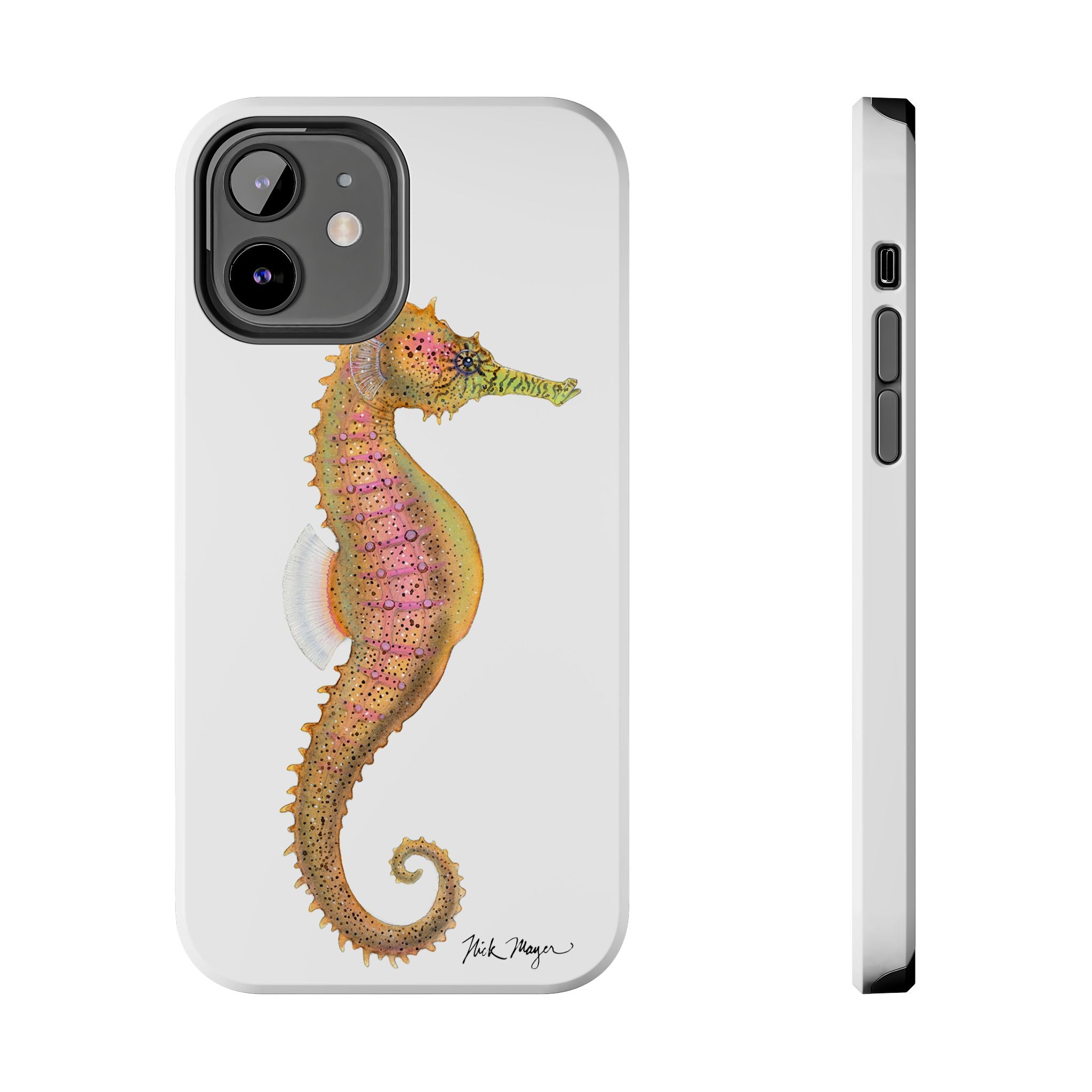 Pink Seahorse Phone Case (iPhone)