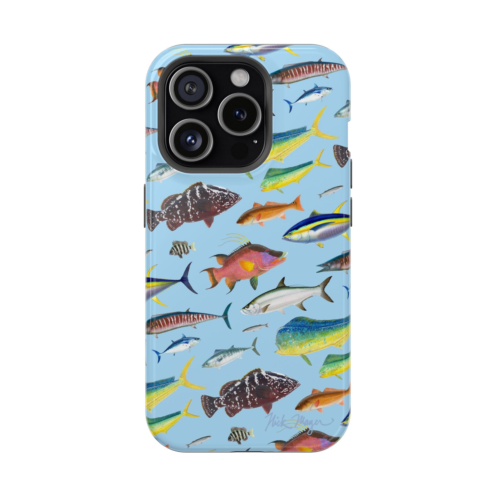 Southern Offshore Fish Blue MagSafe iPhone Case