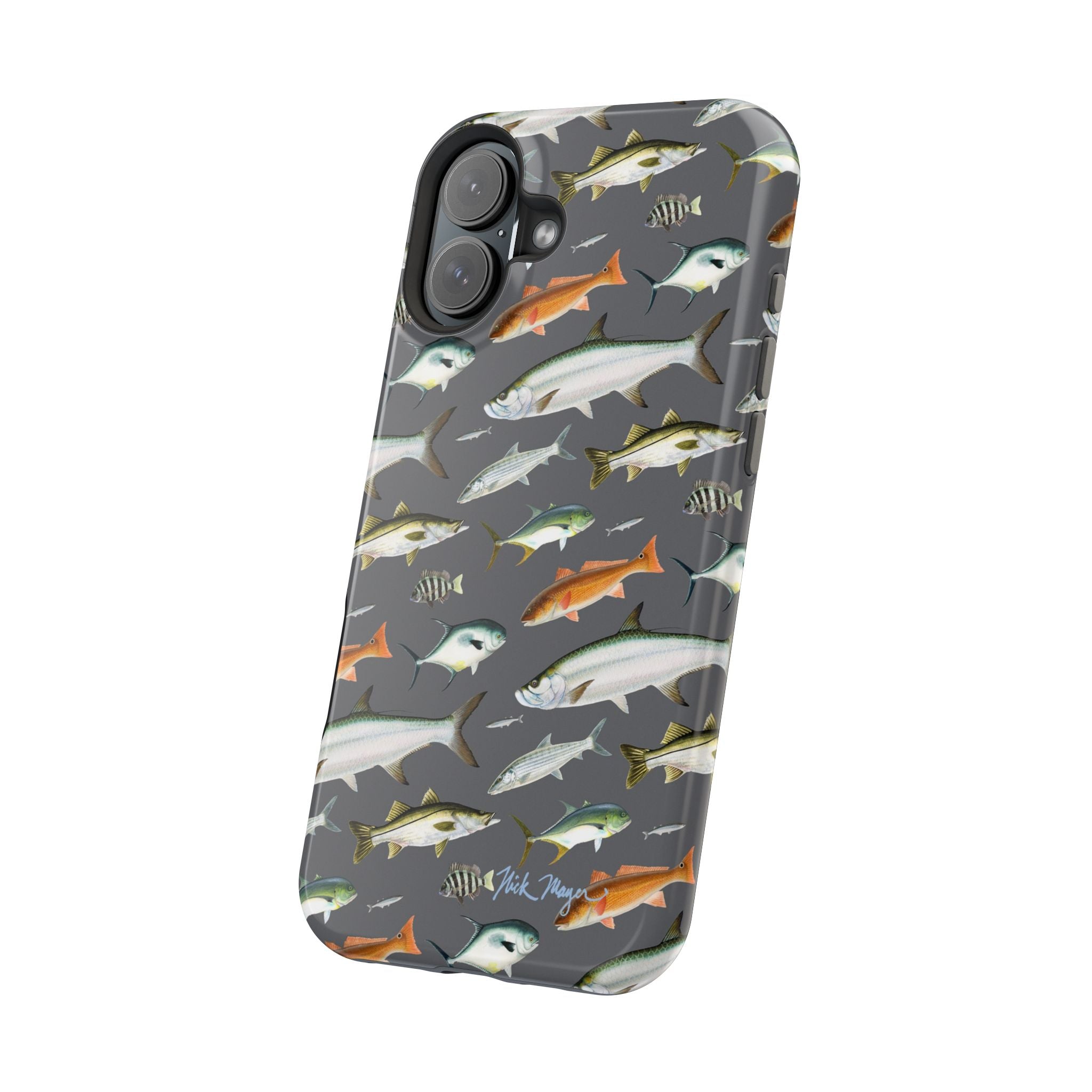 NEW Southern Fish Grey MagSafe iPhone Case