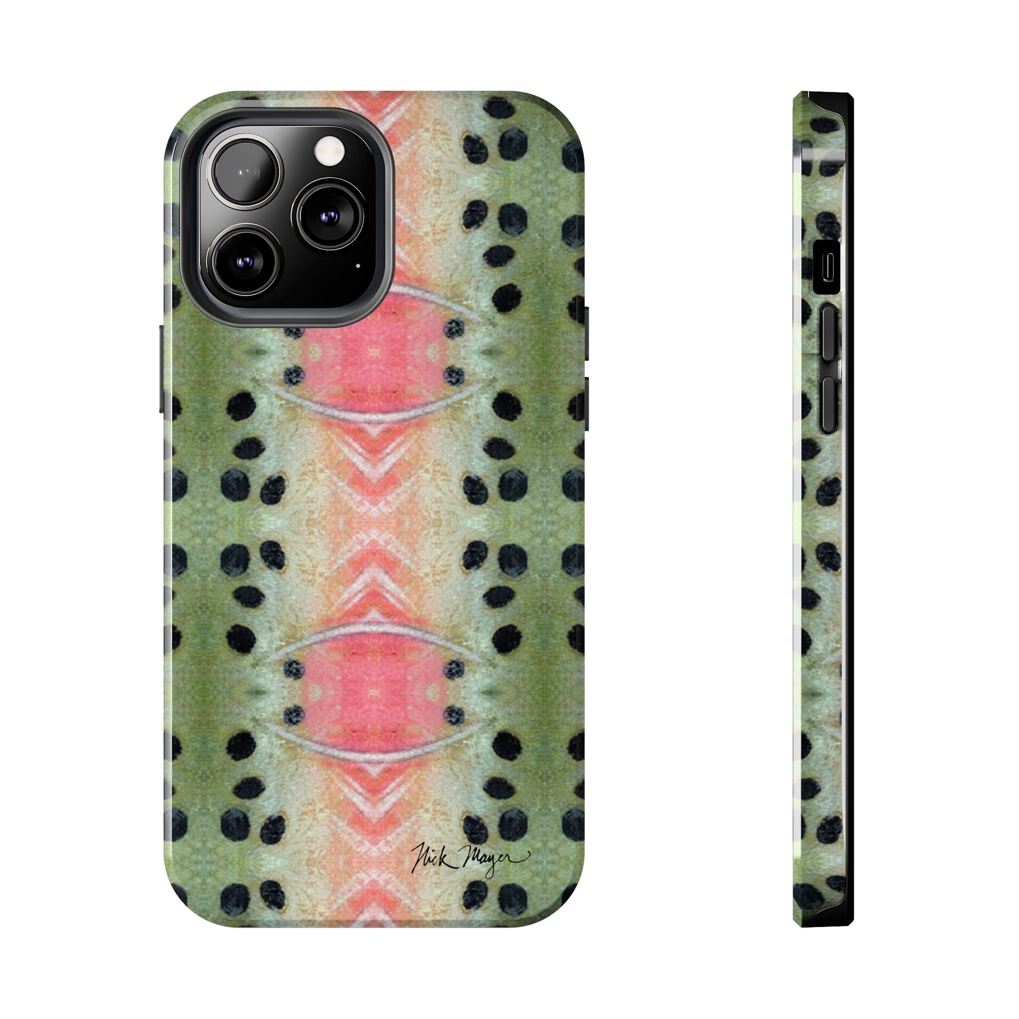 Rainbow Trout Pattern Phone Case (iPhone)