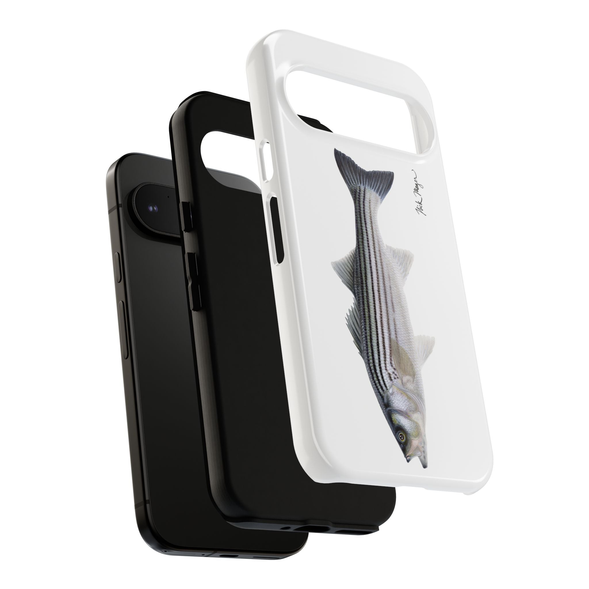 Schoolie Striper White Phone Case (Samsung) Printify