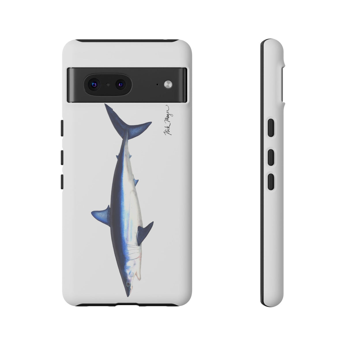 Mako Shark White Phone Case (Samsung) Printify