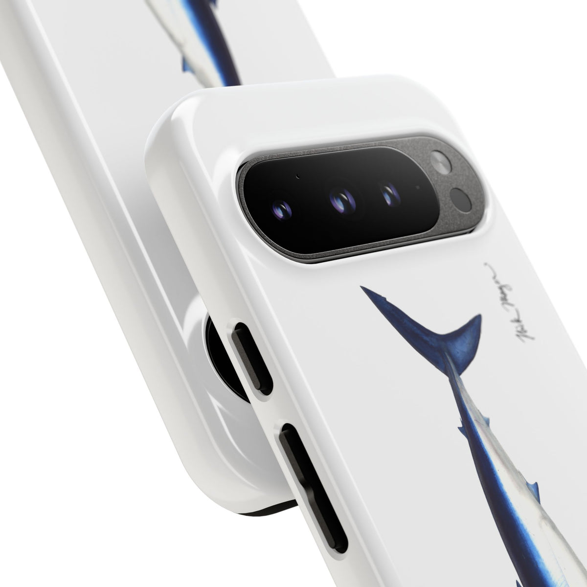 Mako Shark White Phone Case (Samsung) Printify