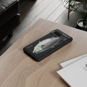 Cow Striper Phone Case (Samsung) - black