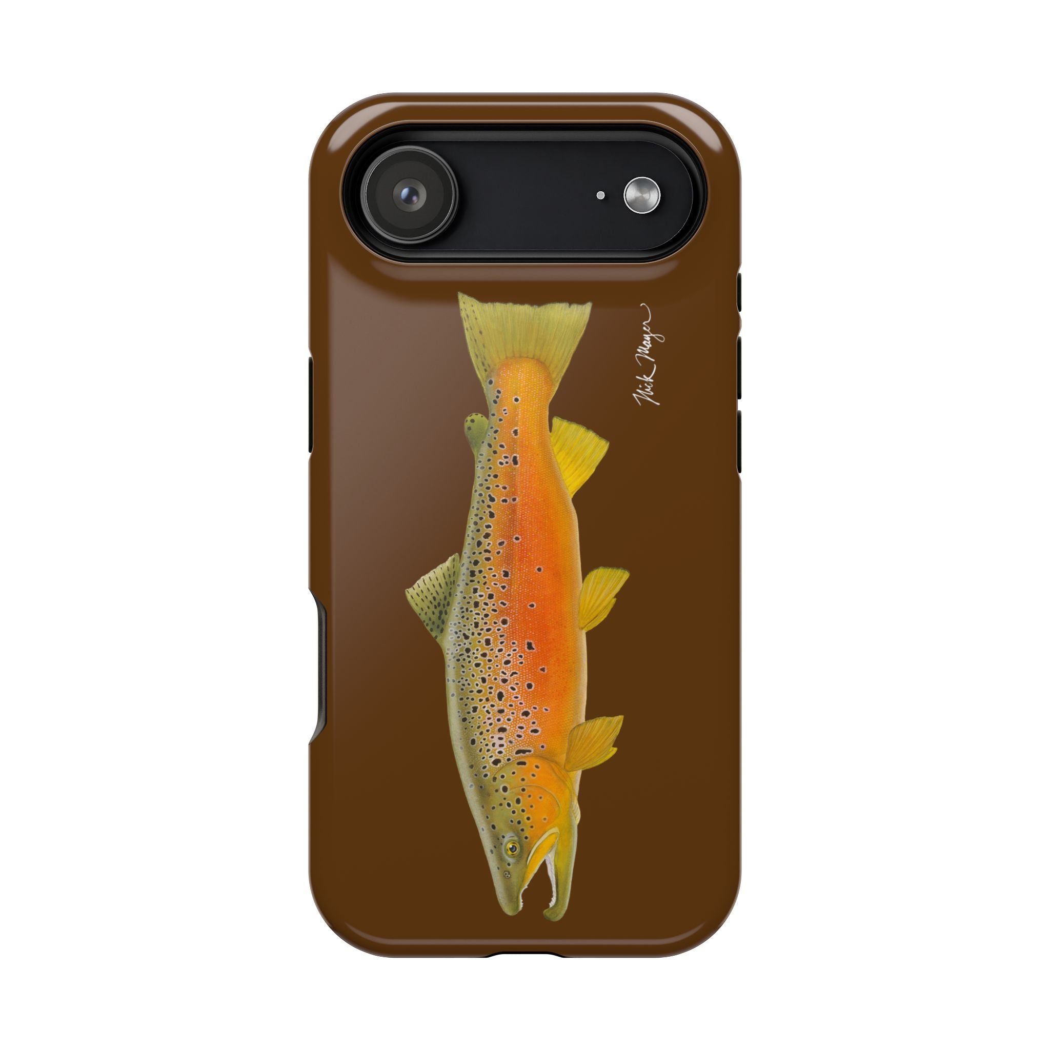 Brown Trout 2 Brown MagSafe iPhone Case, Limited Run