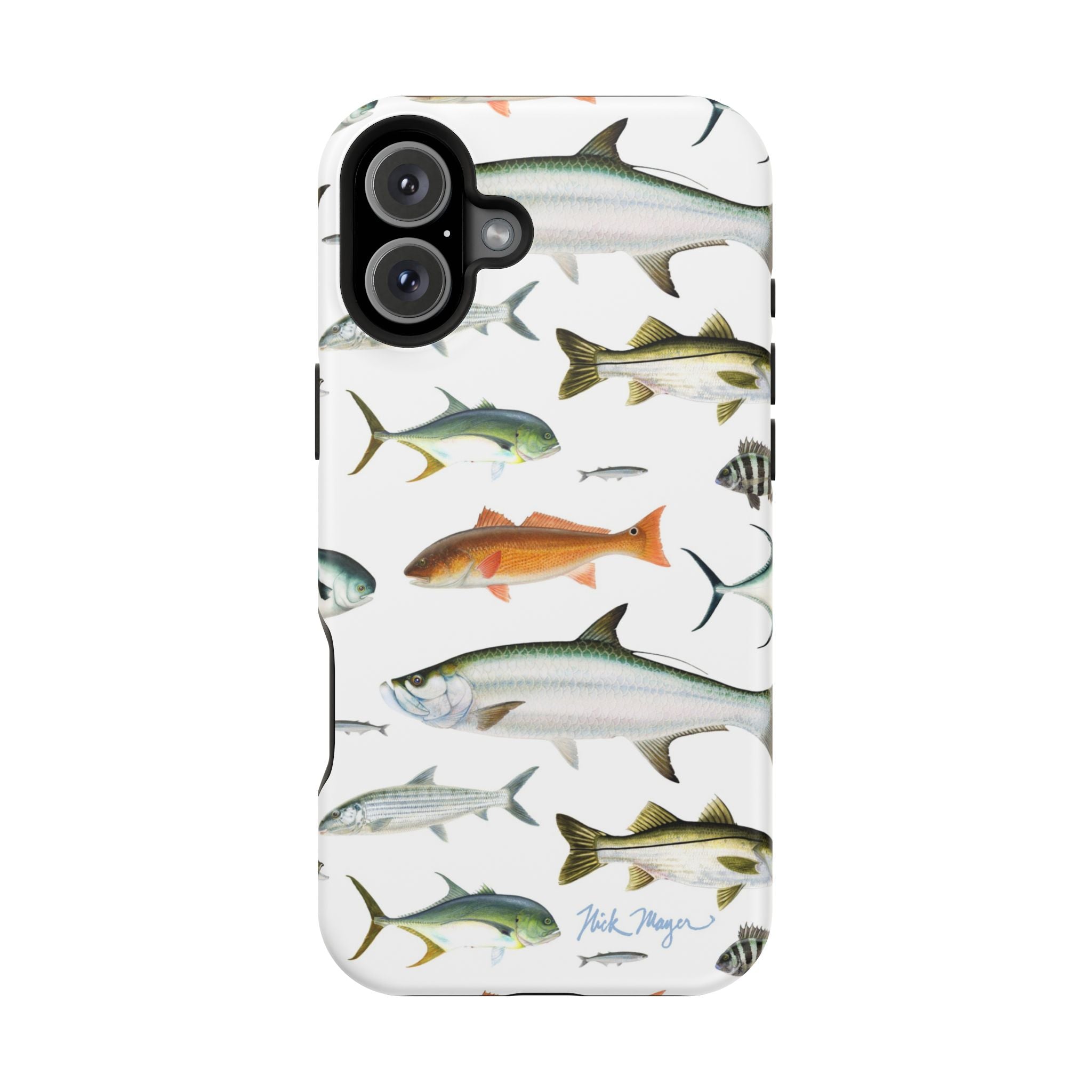 Southern Fish White MagSafe iPhone Case