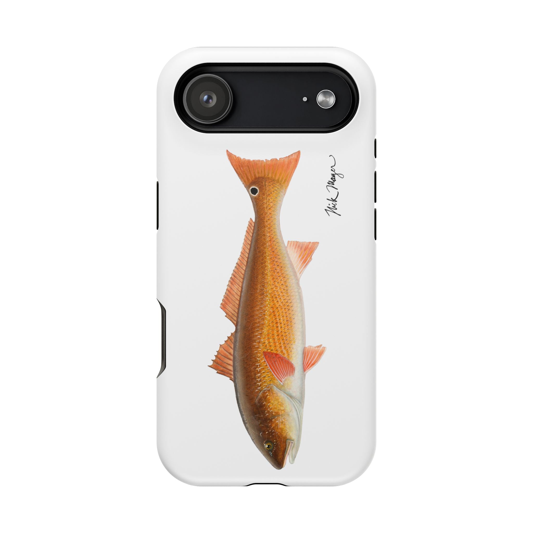 Redfish MagSafe White iPhone Case