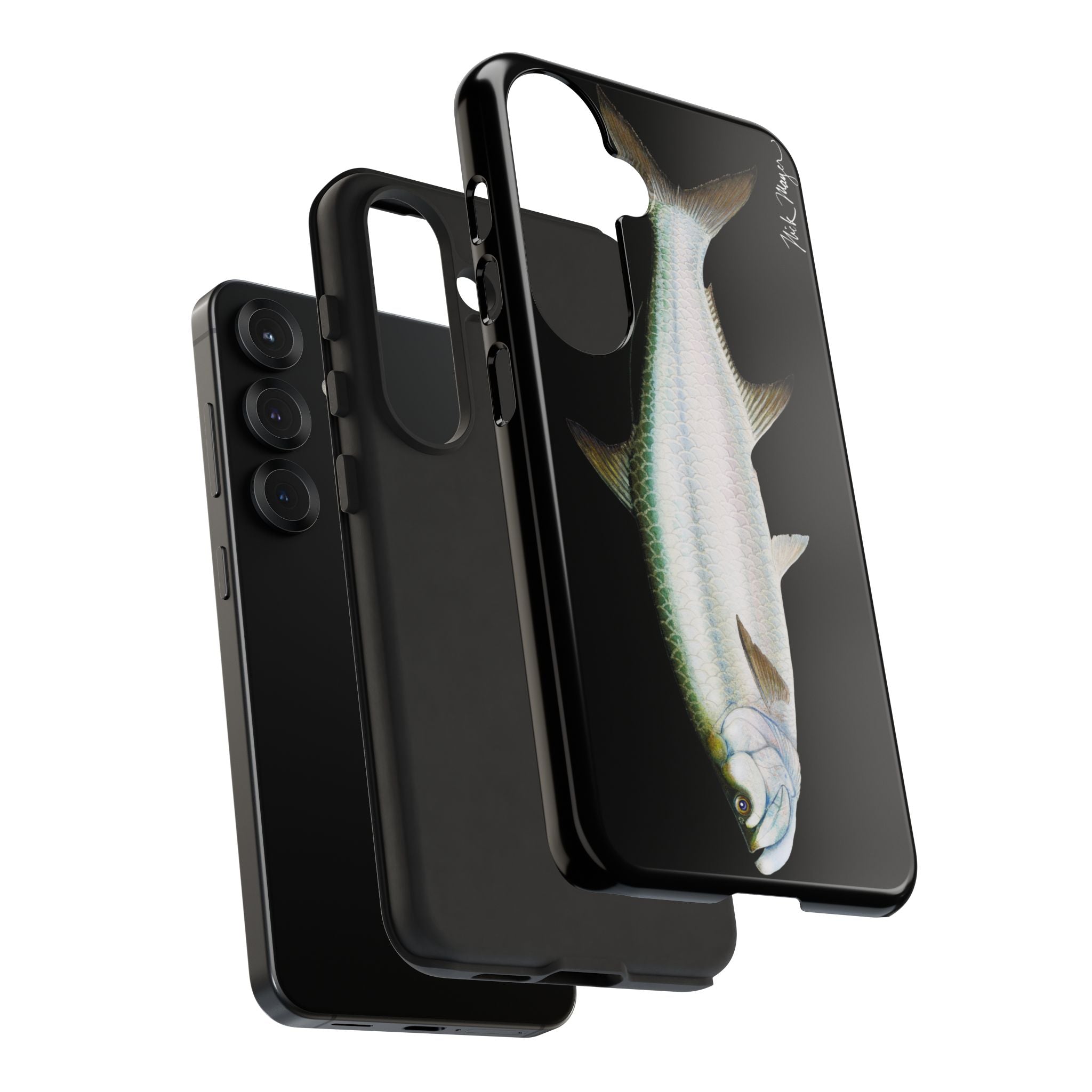 Tarpon Black Phone Case (Samsung) Printify