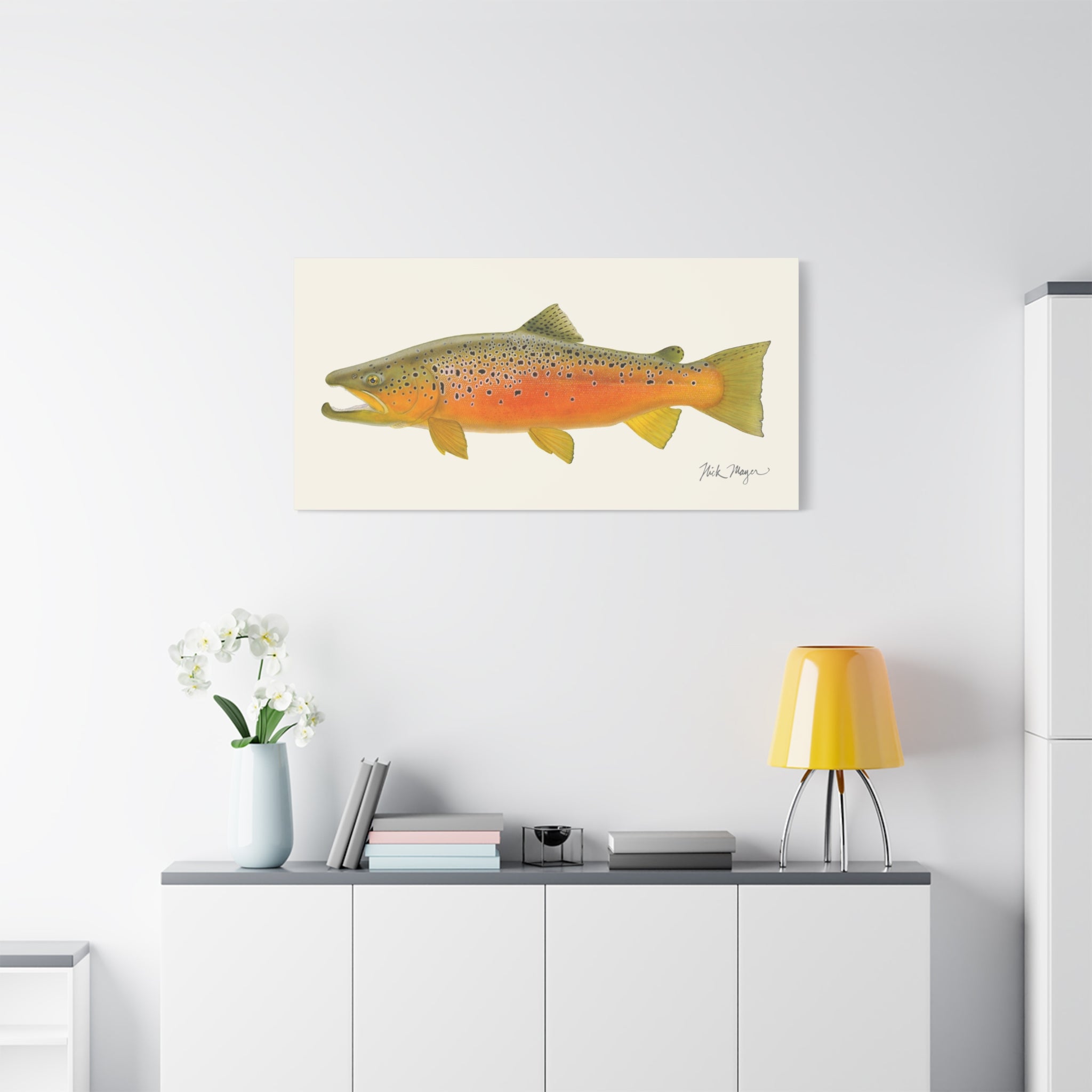 Brown Trout II Canvas Print, NEW for Holiday 2025!