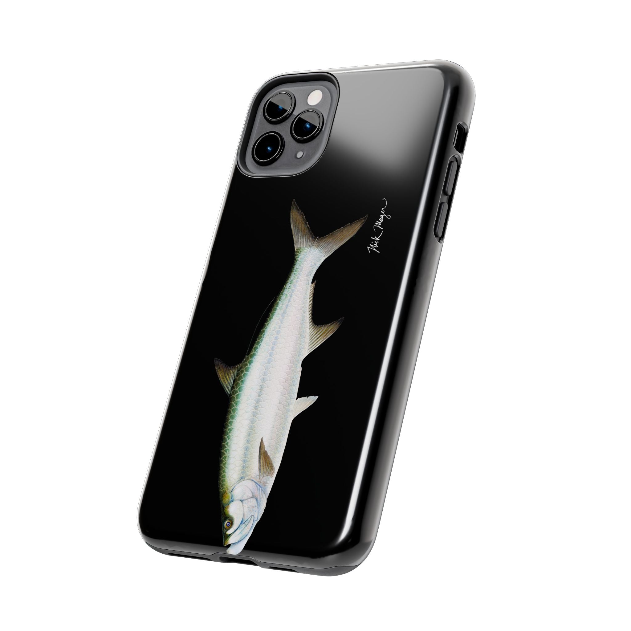 Tarpon Black Phone Case (iPhone)