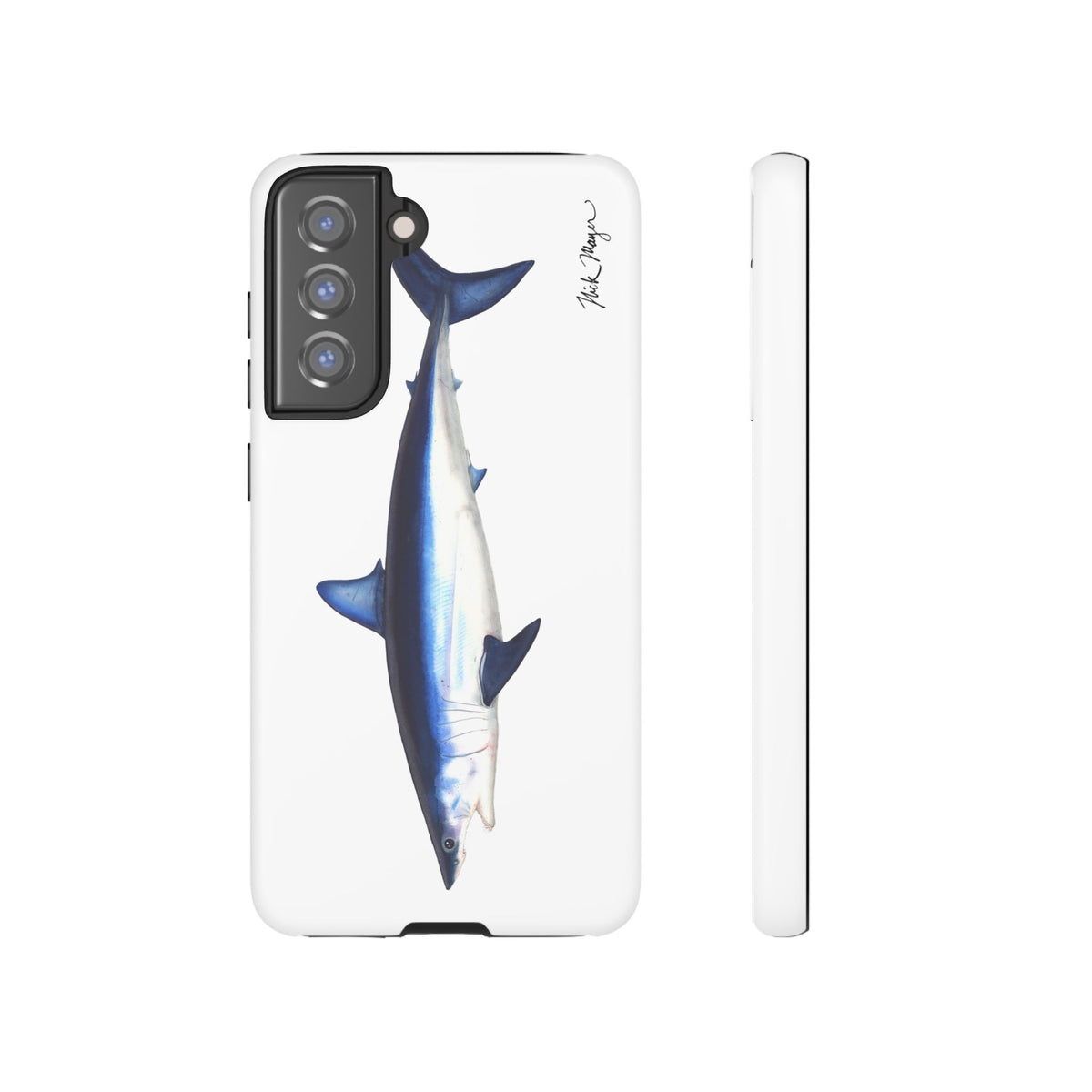 Mako Shark White Phone Case (Samsung) Printify