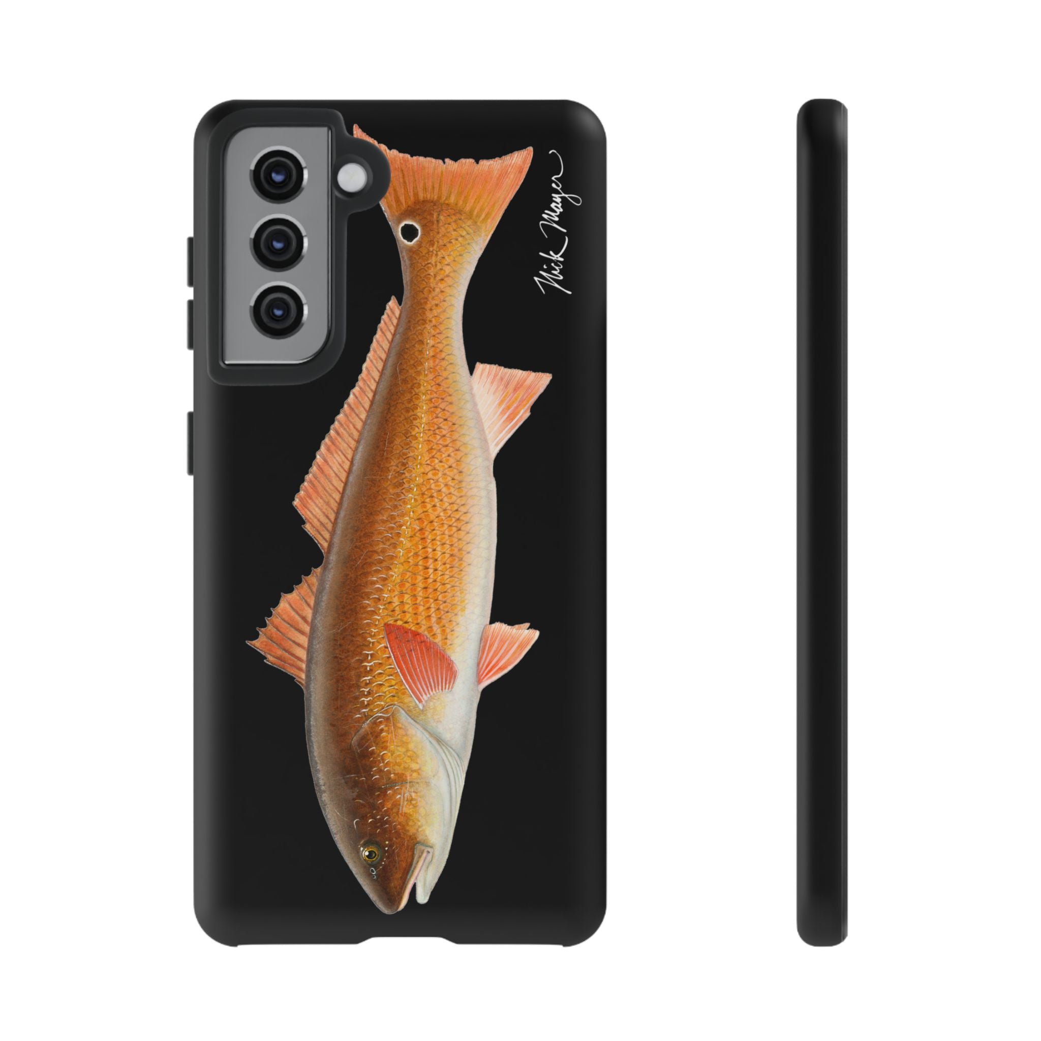 Redfish Black Phone Case (Samsung) Printify