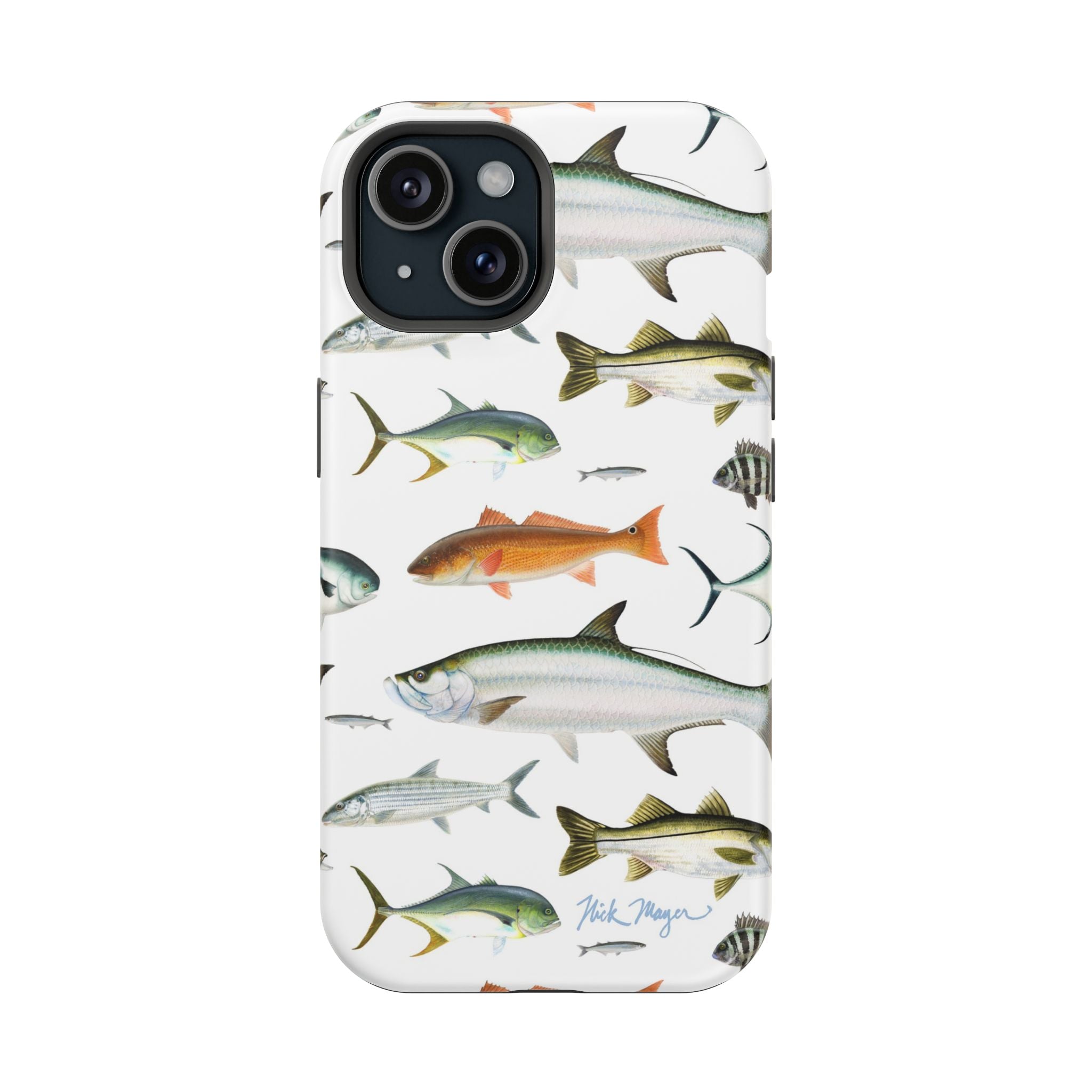 Southern Fish White MagSafe iPhone Case