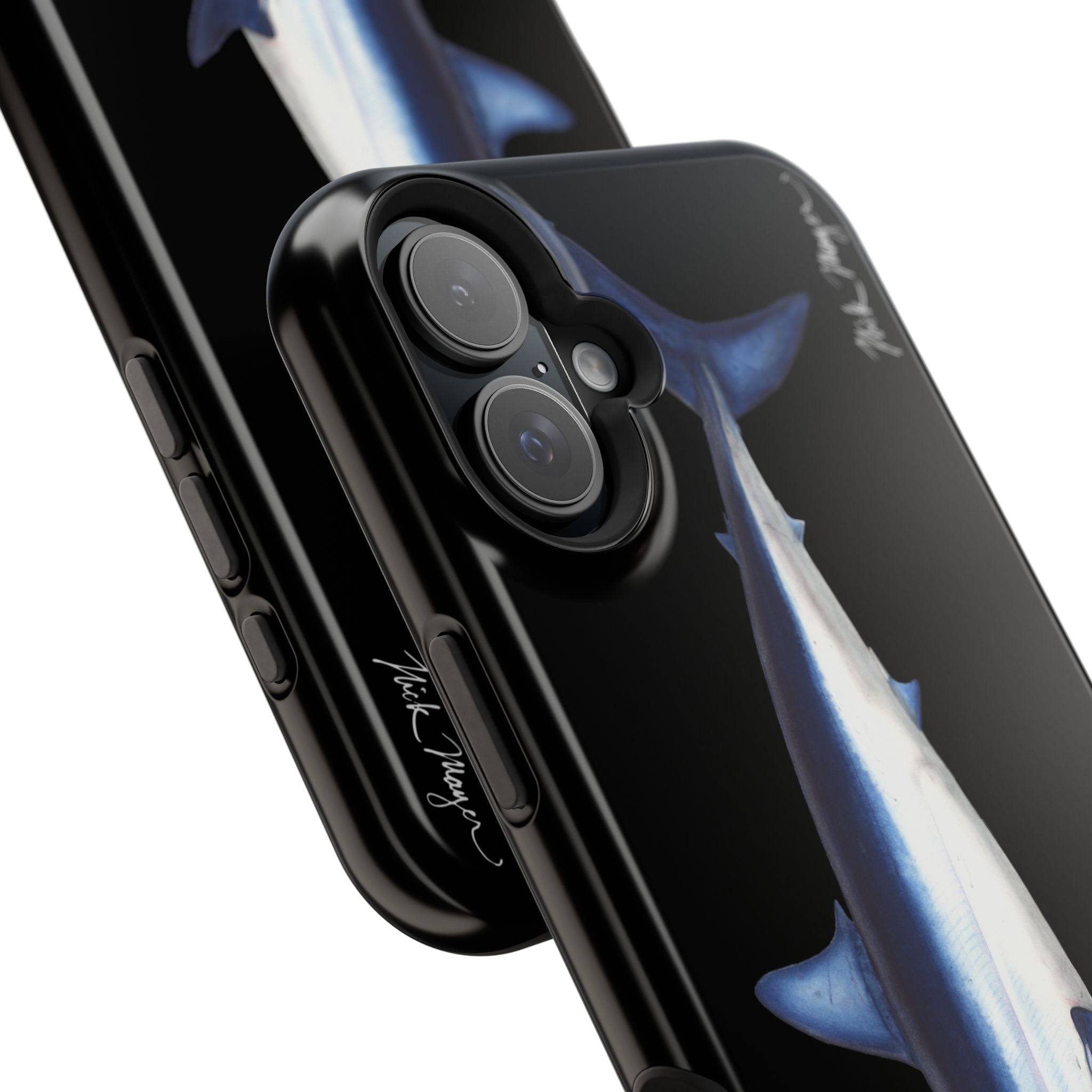 Mako Shark MagSafe Black iPhone Case