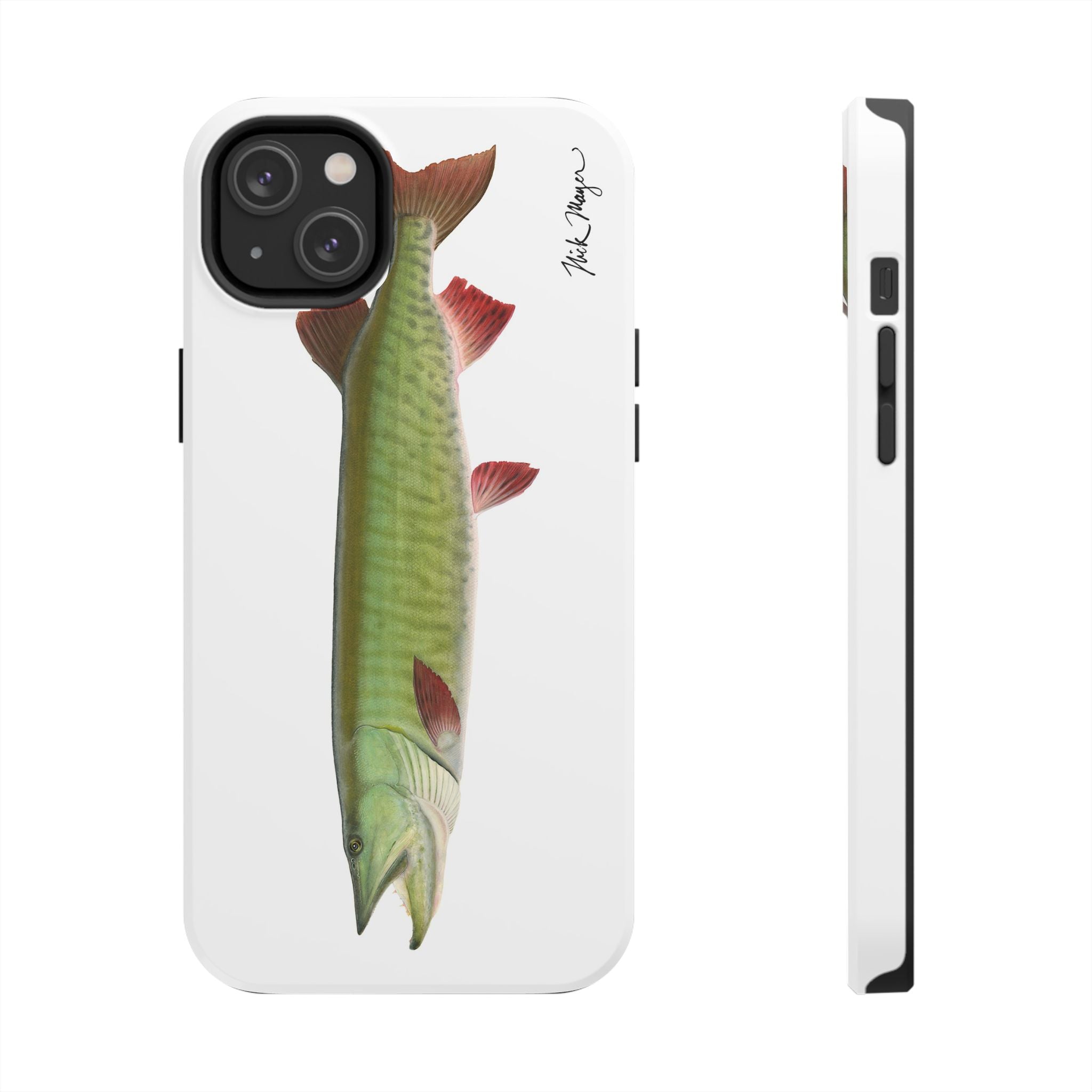 Trophy Muskie White Phone Case (iPhone)
