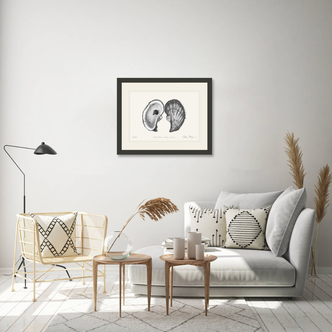 Atlantic Oyster I Limited Edition Print (B&W)