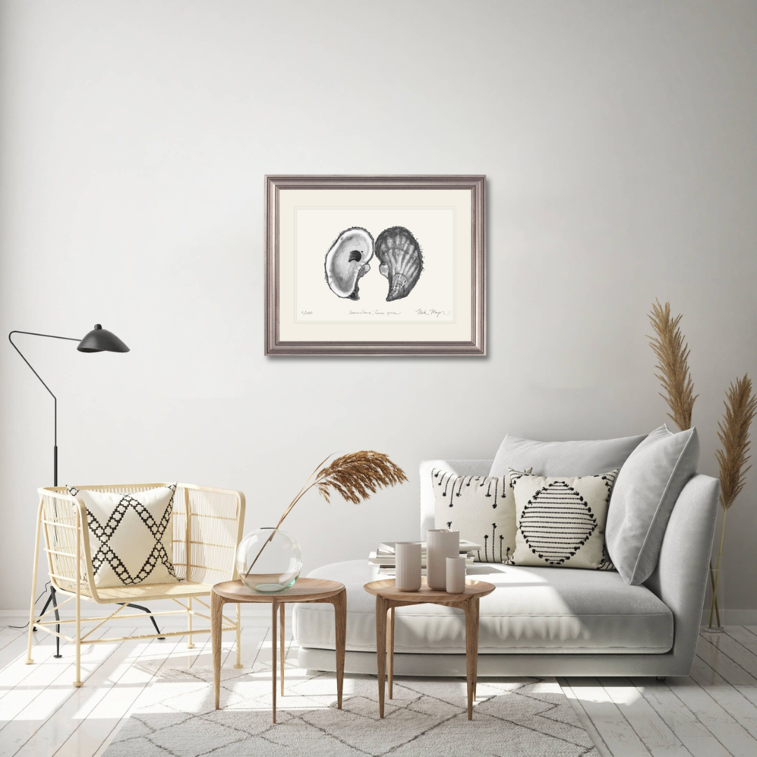 Atlantic Oyster I Limited Edition Print (B&W)