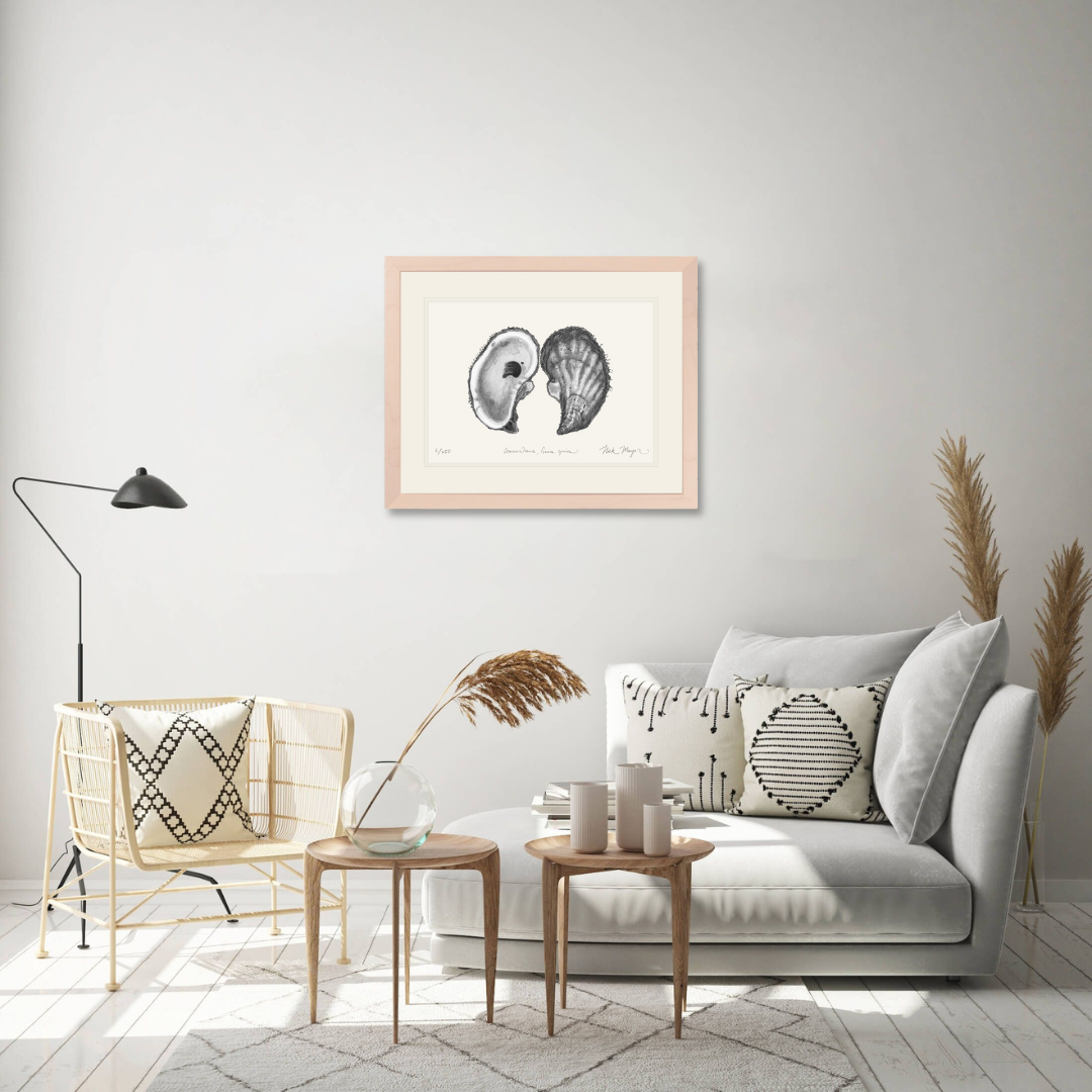 Atlantic Oyster I Limited Edition Print (B&W)