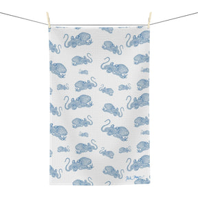 Blue Octopus I Soft Kitchen Towel - NEW for Fall 2023!