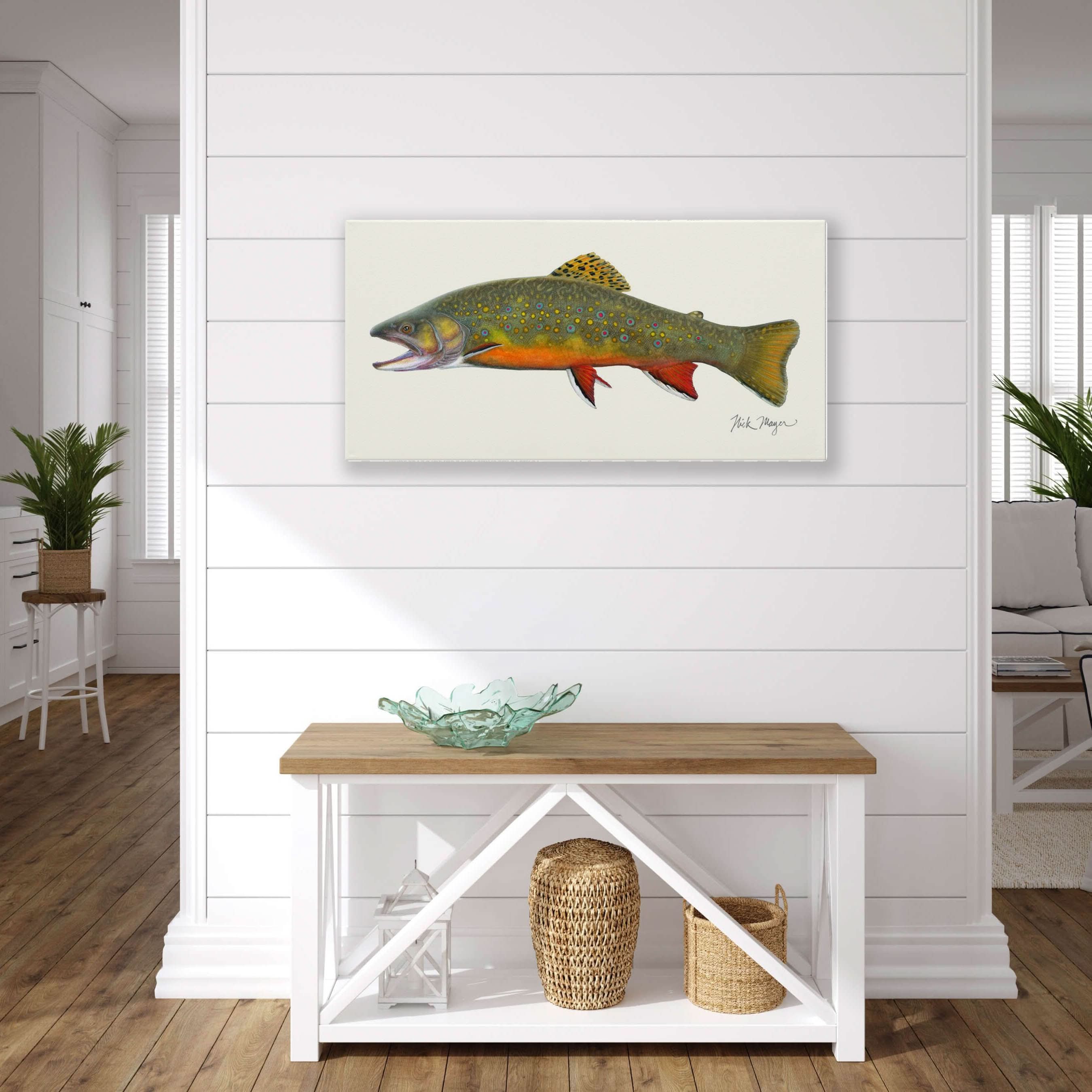 Beaver Pond Brook Trout Metal Print