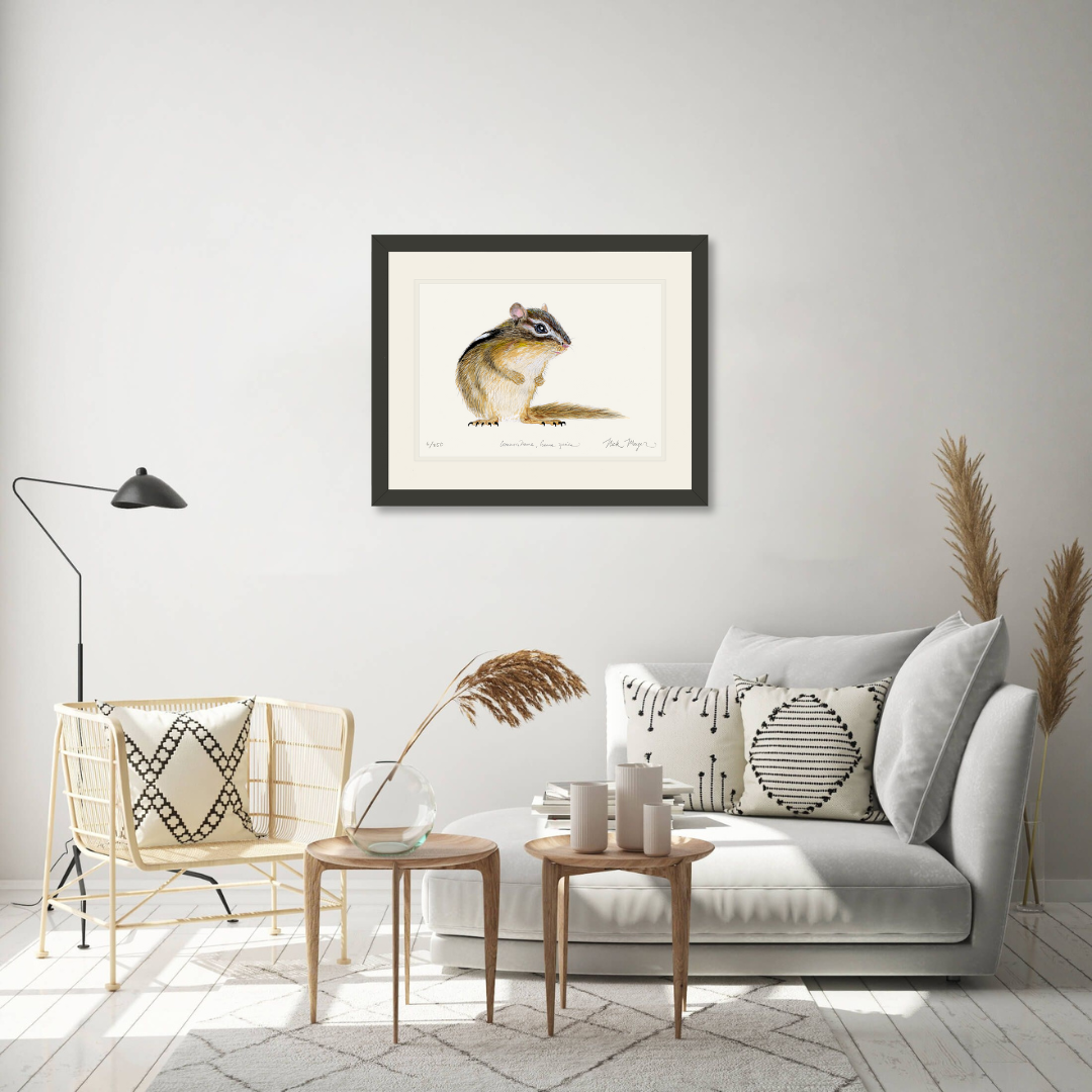 Chipmunk Limited Edition Print