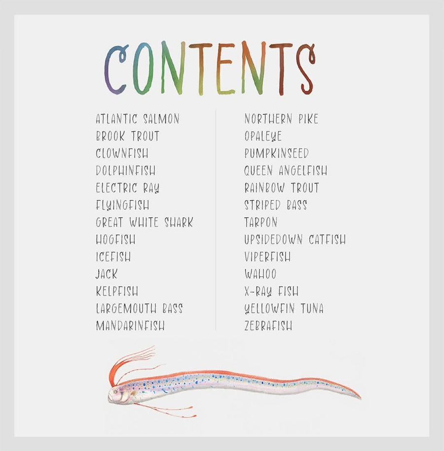 Fish ABCs: Colorful fish for each letter of the alphabet