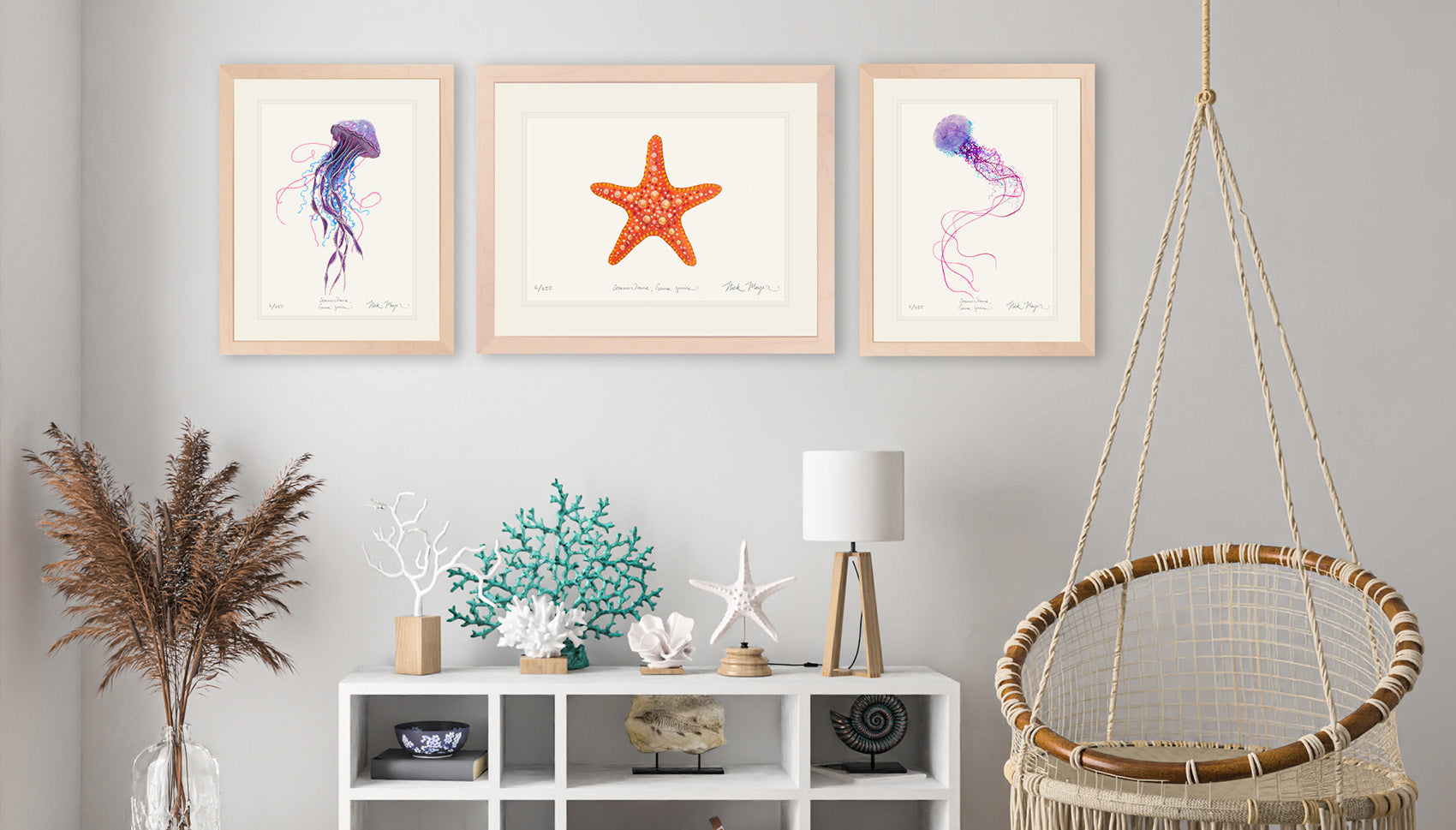 coral nook sea life art