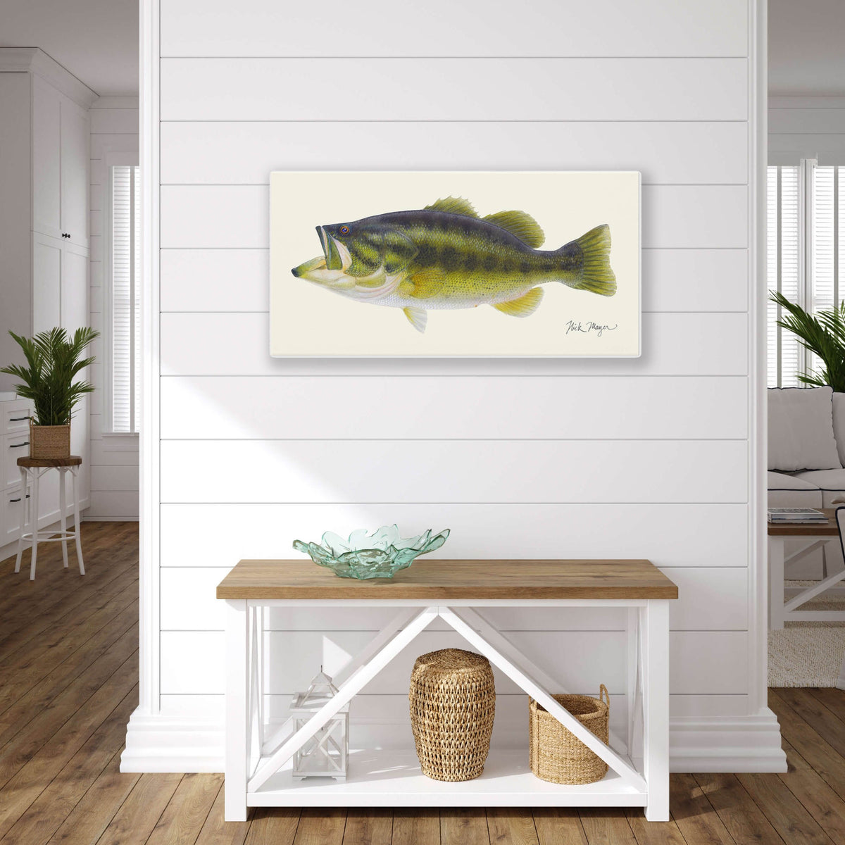 Largemouth Bass I Canvas Print
