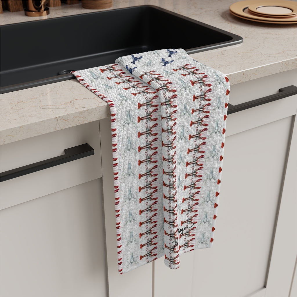 American Lobsters Soft Kitchen Towel
