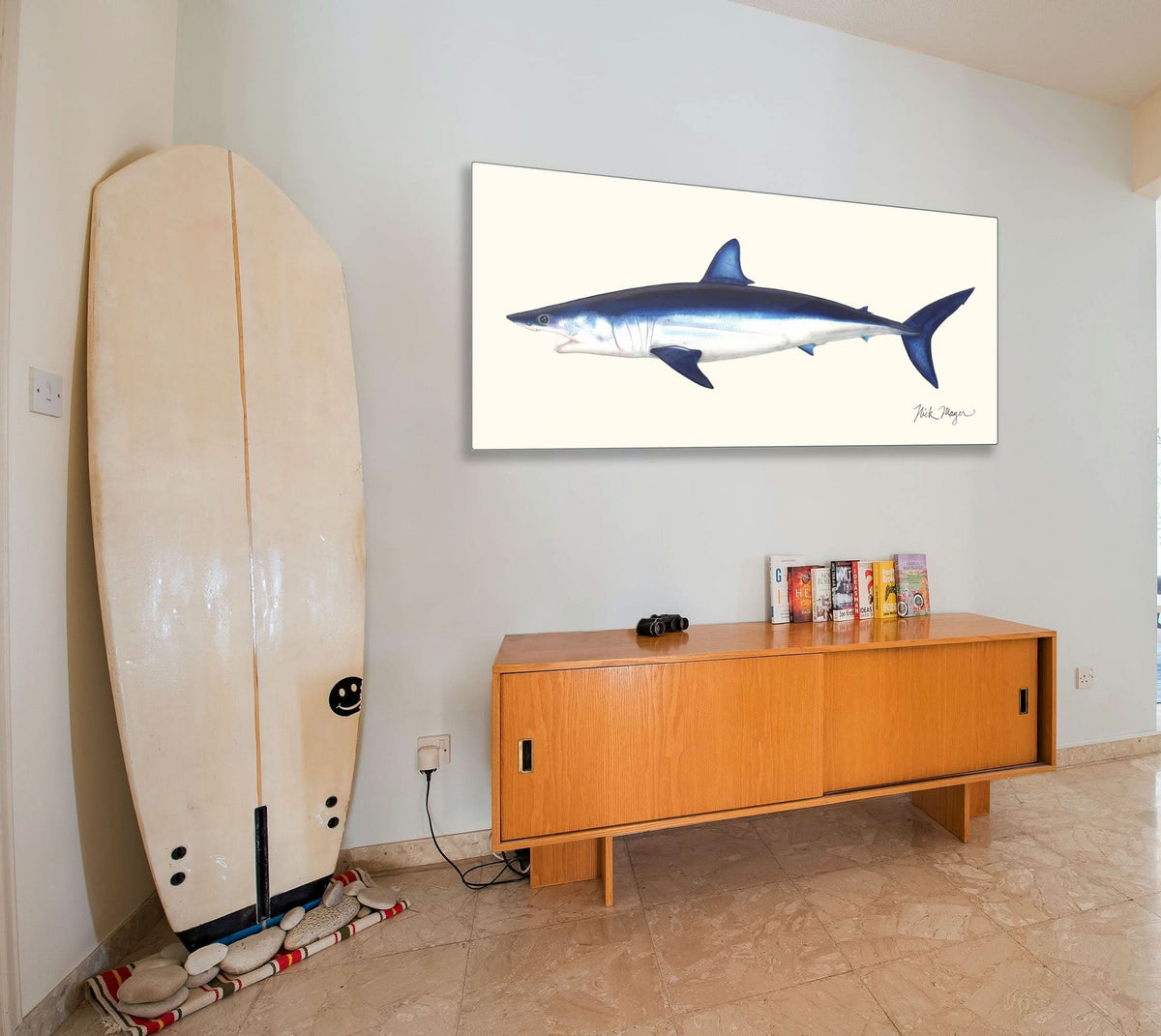 Mako Shark Metal Print