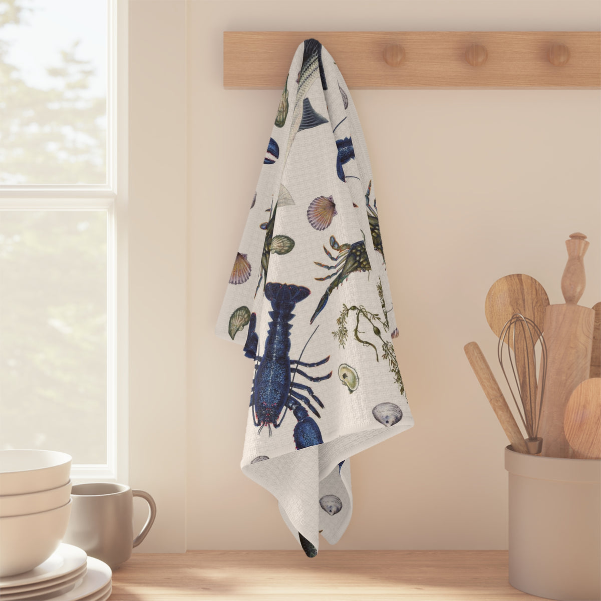NE Seafood II Soft Kitchen Towel - NEW for Fall 2023!