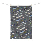 NE Fish Grey Soft Kitchen Towel - NEW for Fall 2023!