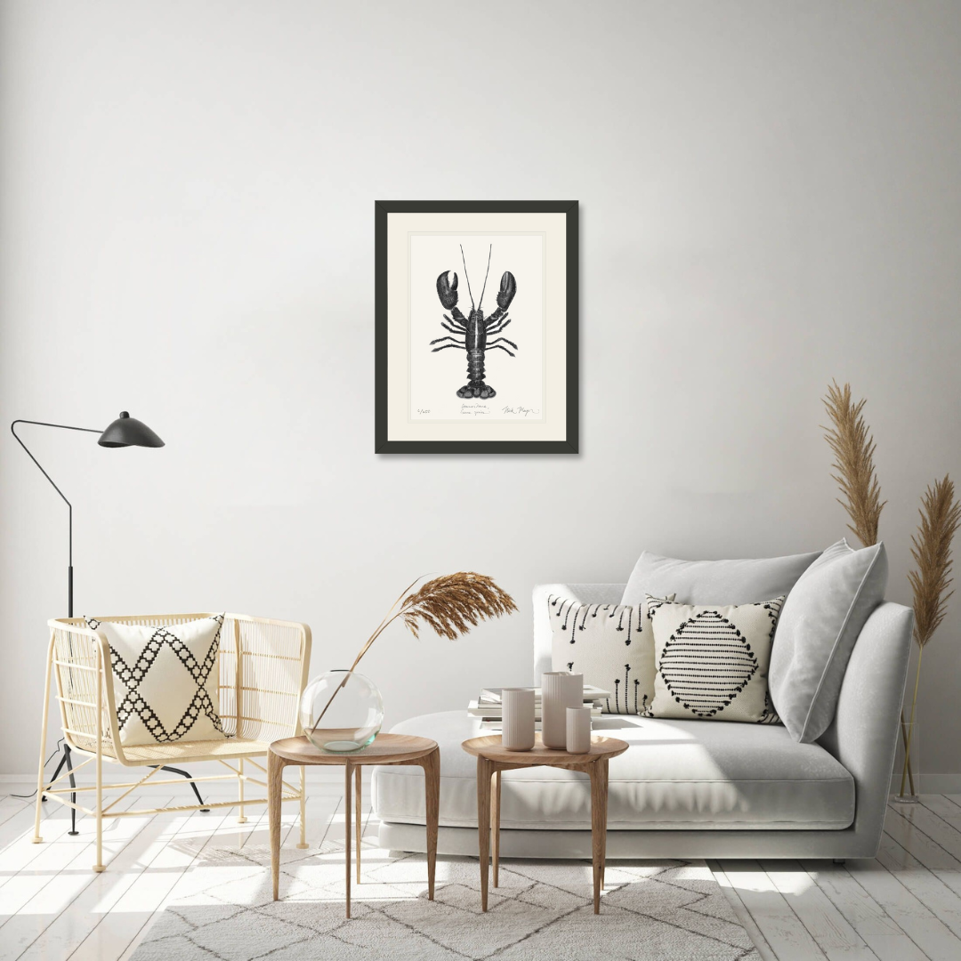 Northern Lobster I Limited Edition Print (B&W)