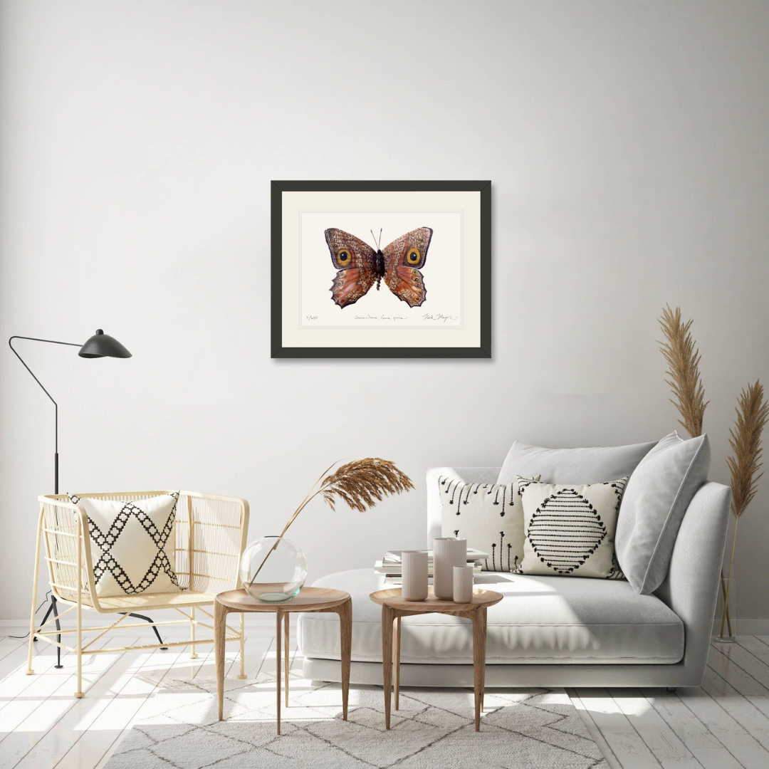 Owl Butterfly II Print