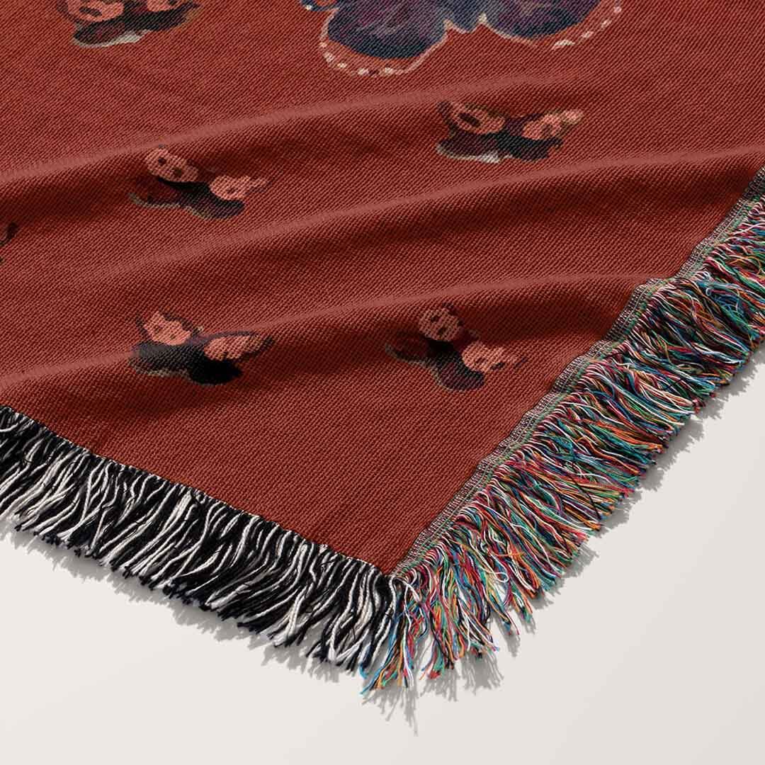 Owl Moth Woven Blanket
