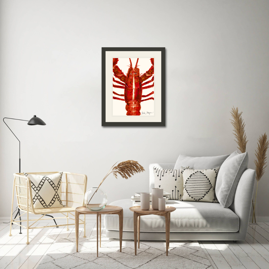 Red Lobster Closeup Print