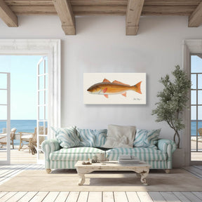 Redfish, 15 lbs Canvas Print
