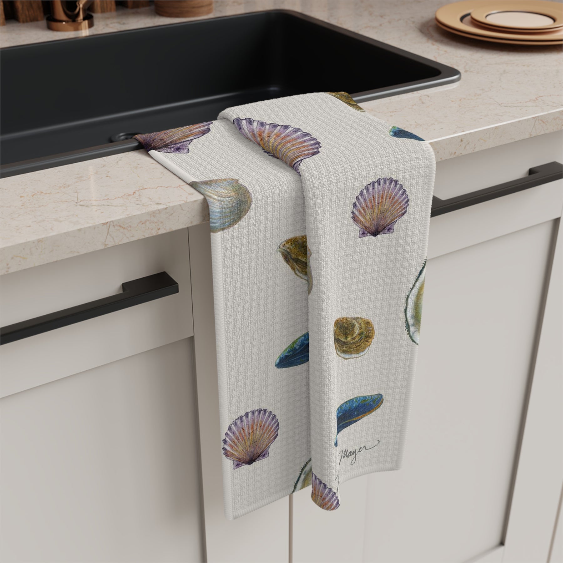 Shells II Soft Kitchen Towel - NEW for Fall 2023!