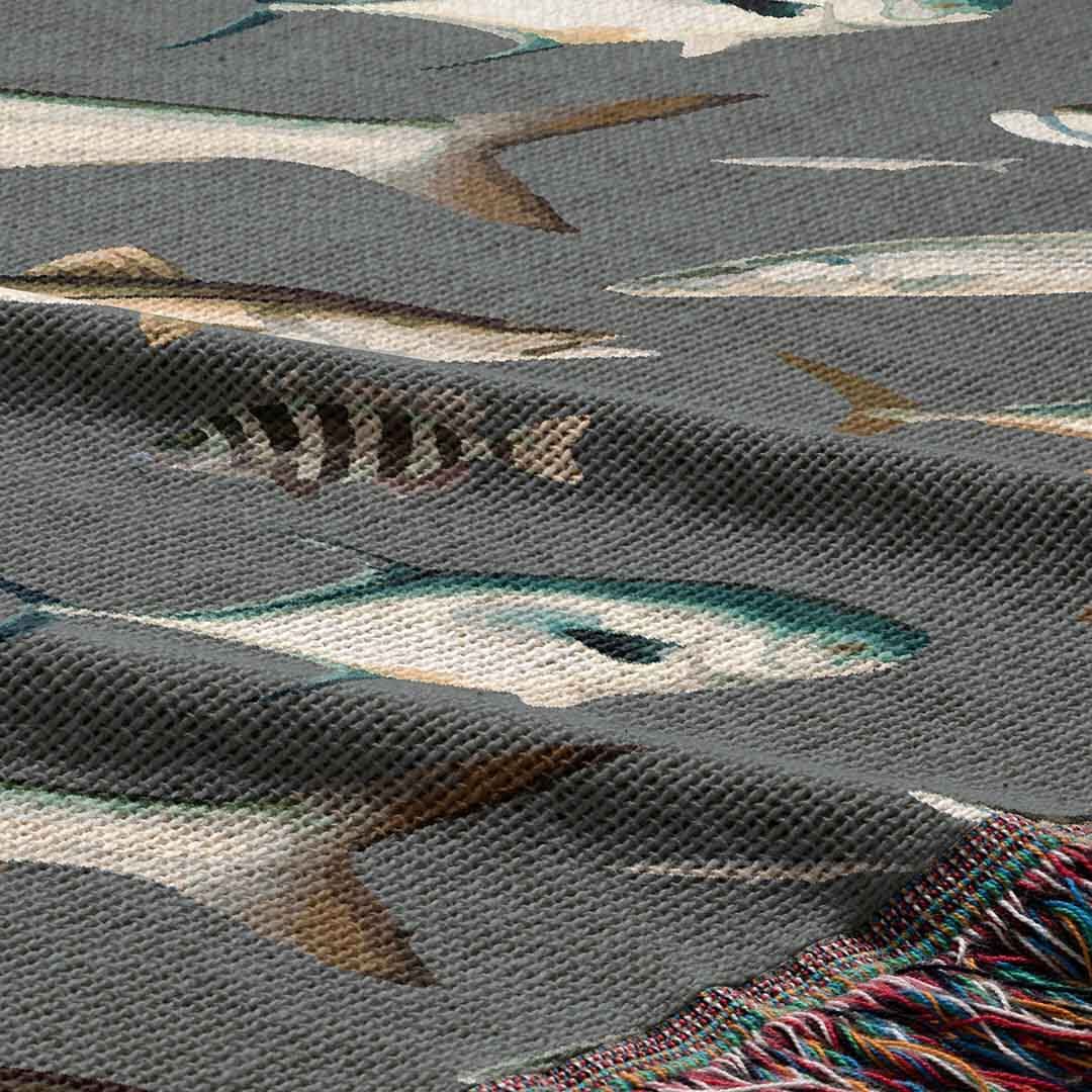 Southern Flats Gamefish Woven Blanket